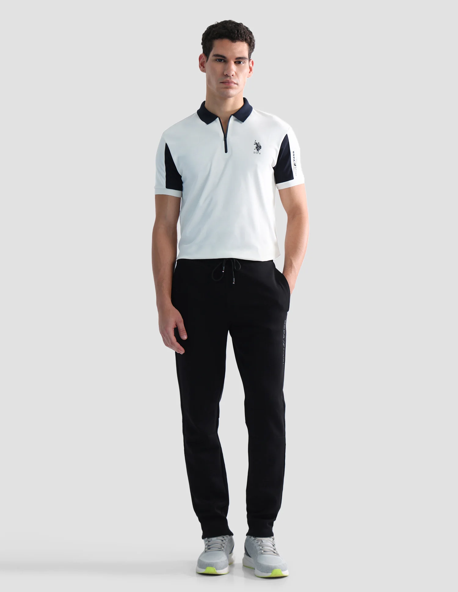 Mid Rise Regular Fit Active Track Pants - Image 3