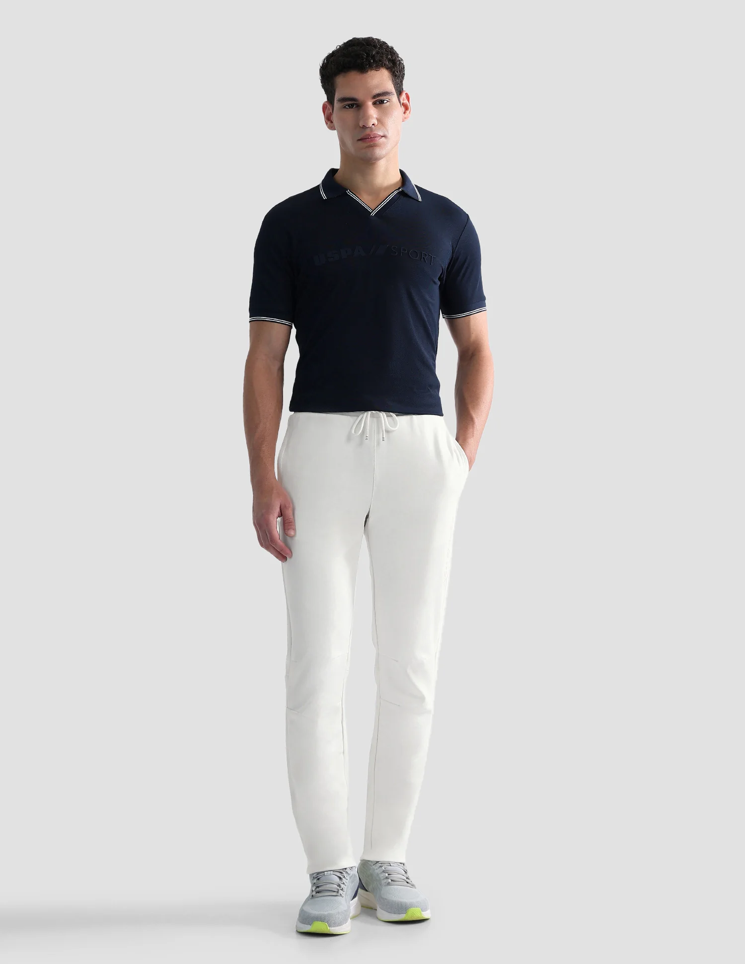 Mid Rise Regular Fit Active Track Pants - Image 3