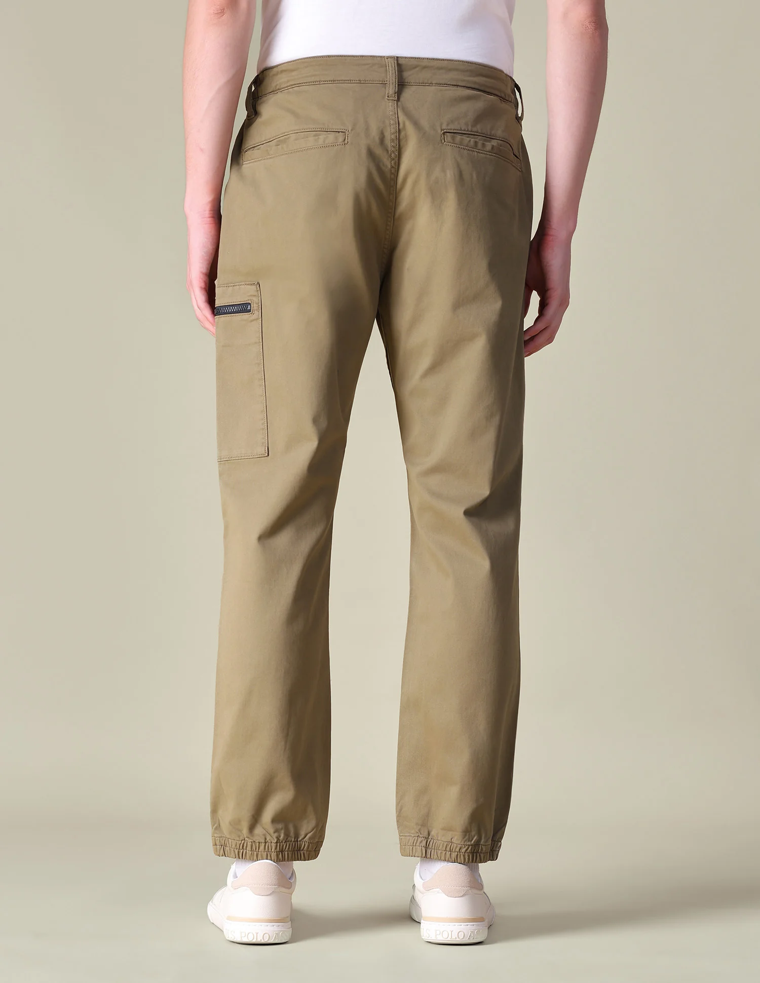 Mid Rise Regular Fit Cargos - Image 5