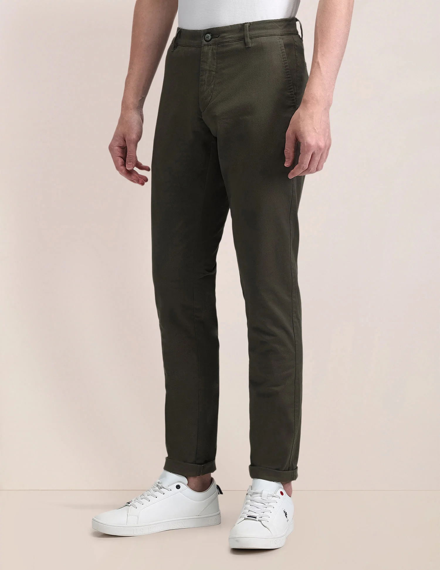 Mid Rise Regular Fit Trousers - Image 4