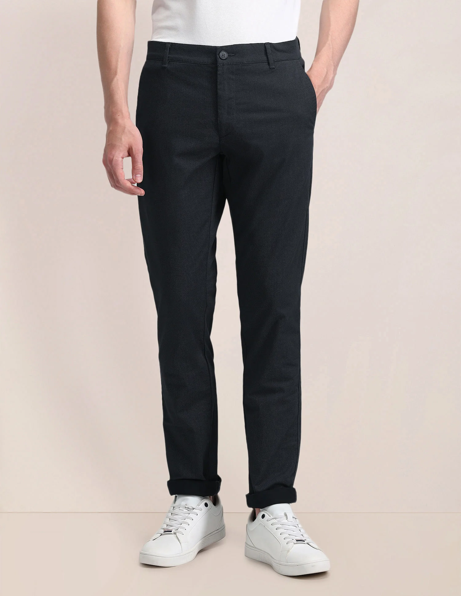 Mid Rise Regular Fit Trousers
