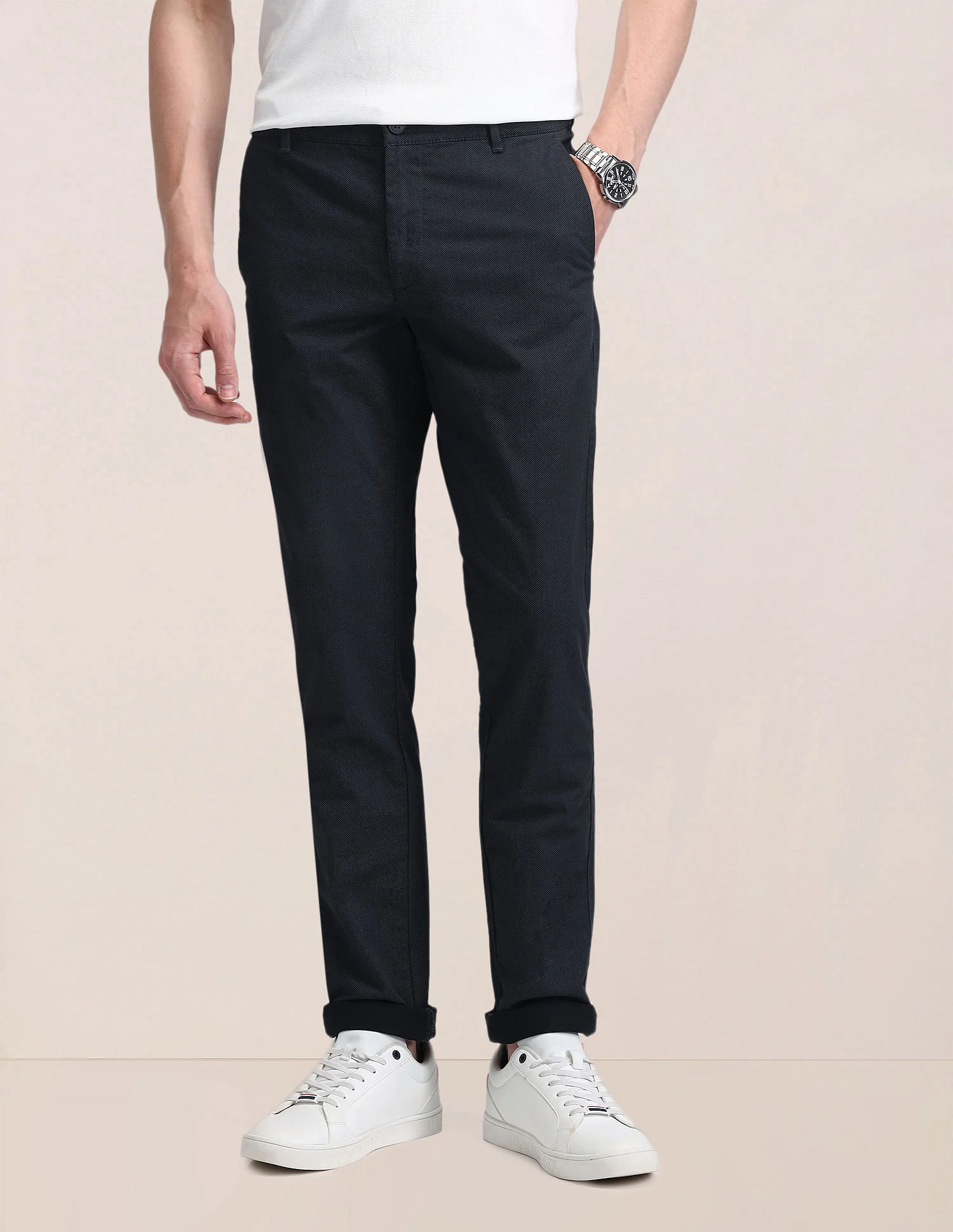 Mid Rise Regular Fit Trousers - Image 6