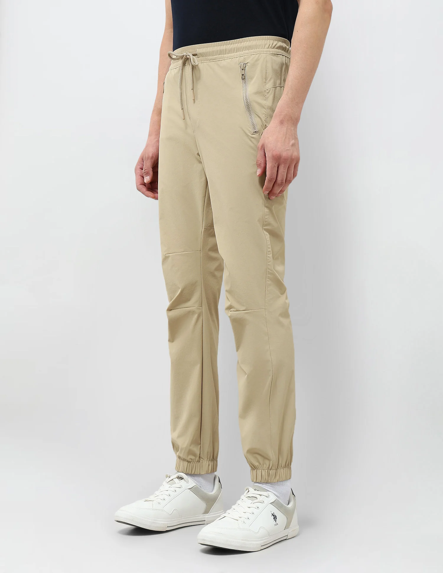 Mid Rise Relaxed Fit Joggers - Image 4