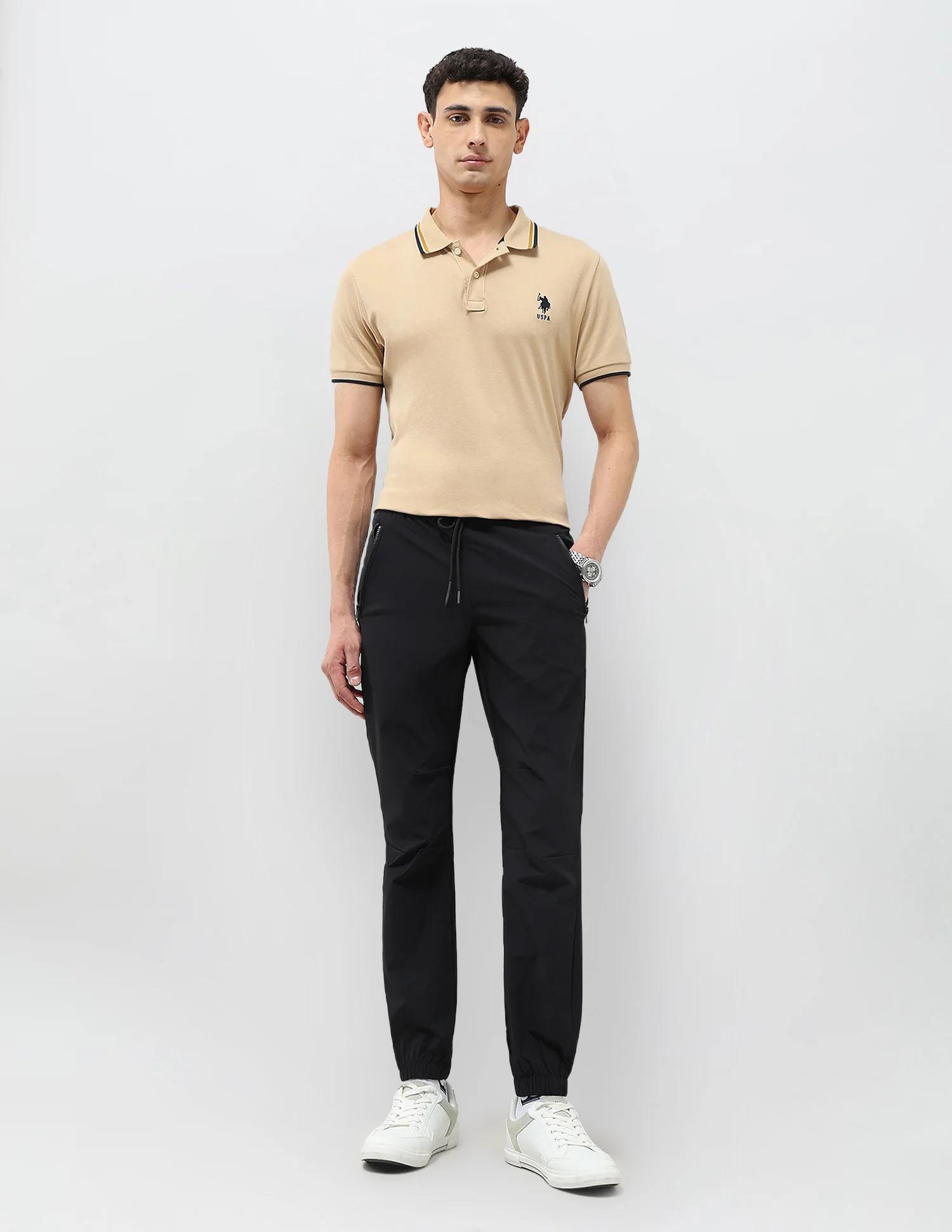 Mid Rise Relaxed Fit Joggers - Image 3