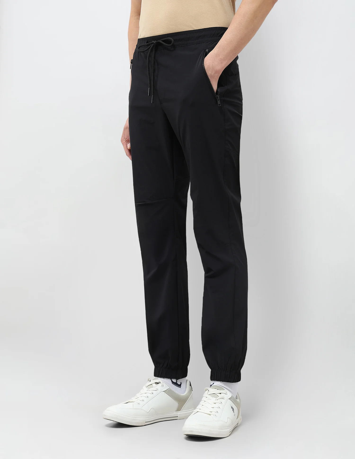 Mid Rise Relaxed Fit Joggers - Image 4