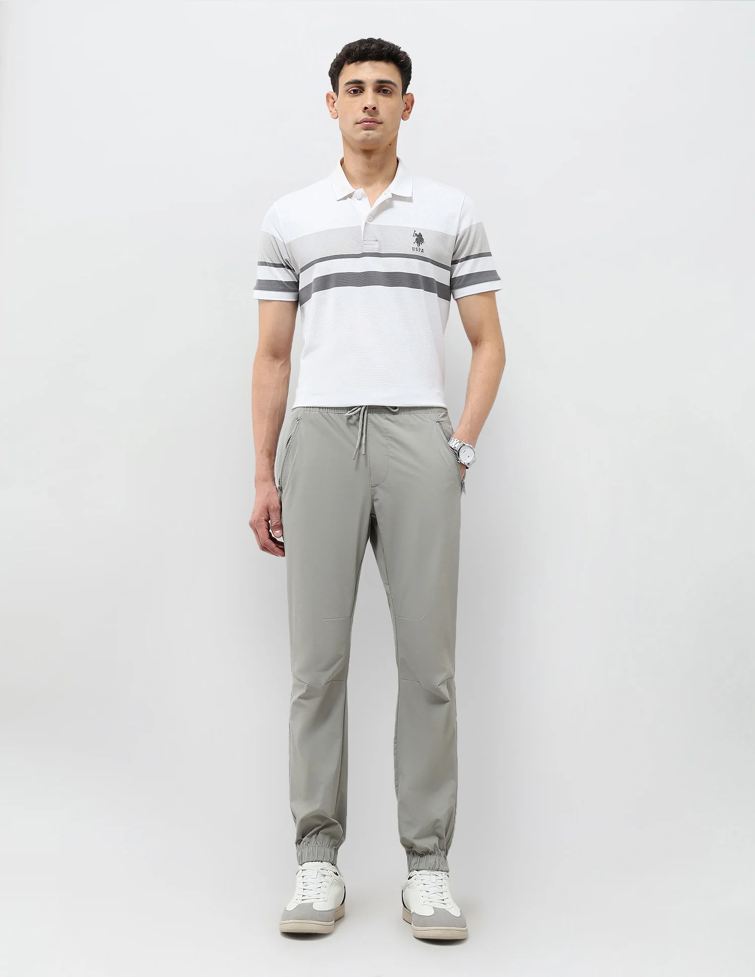 Mid Rise Relaxed Fit Joggers - Image 3