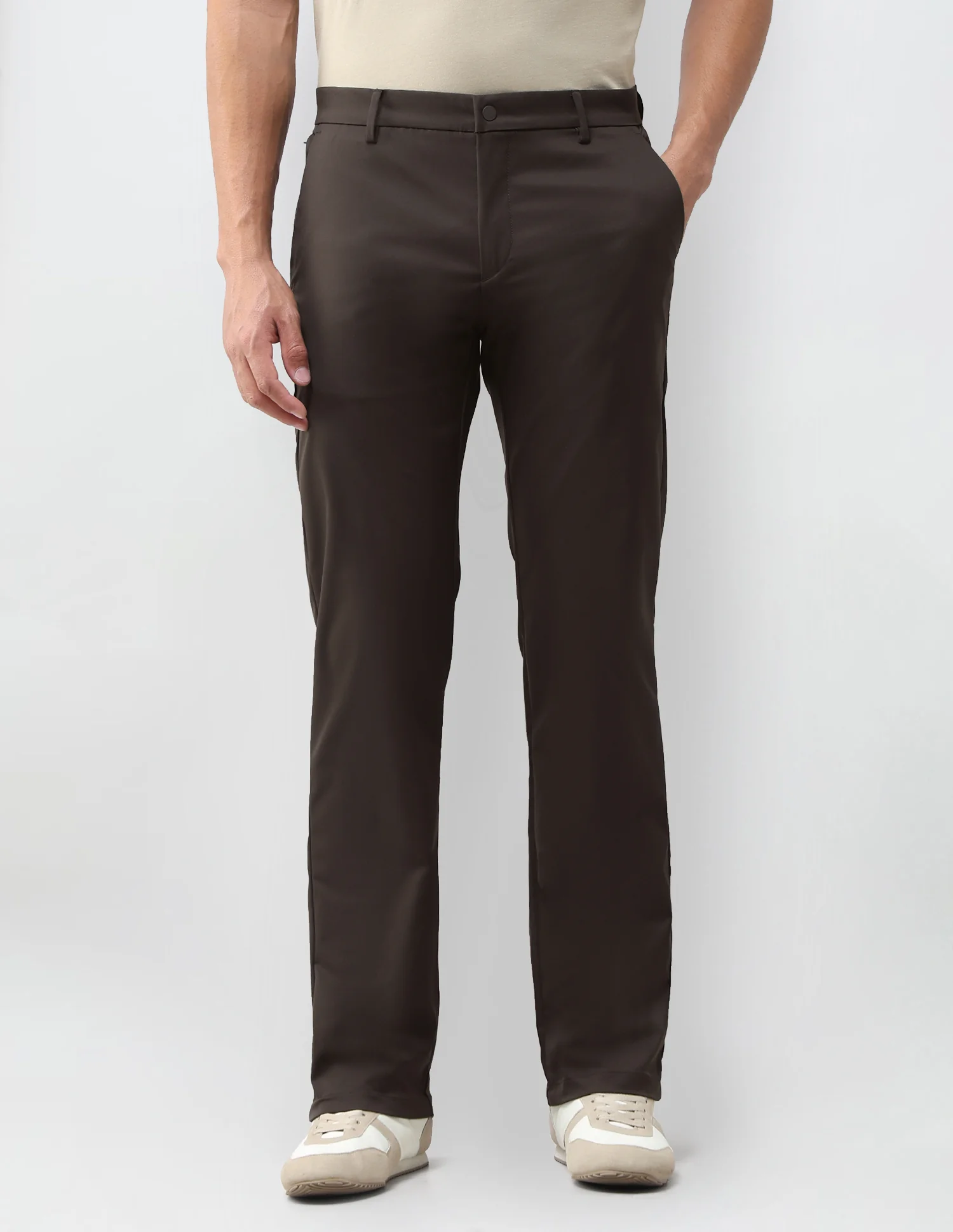 Mid Rise Riley Straight Fit Trousers - Image 6