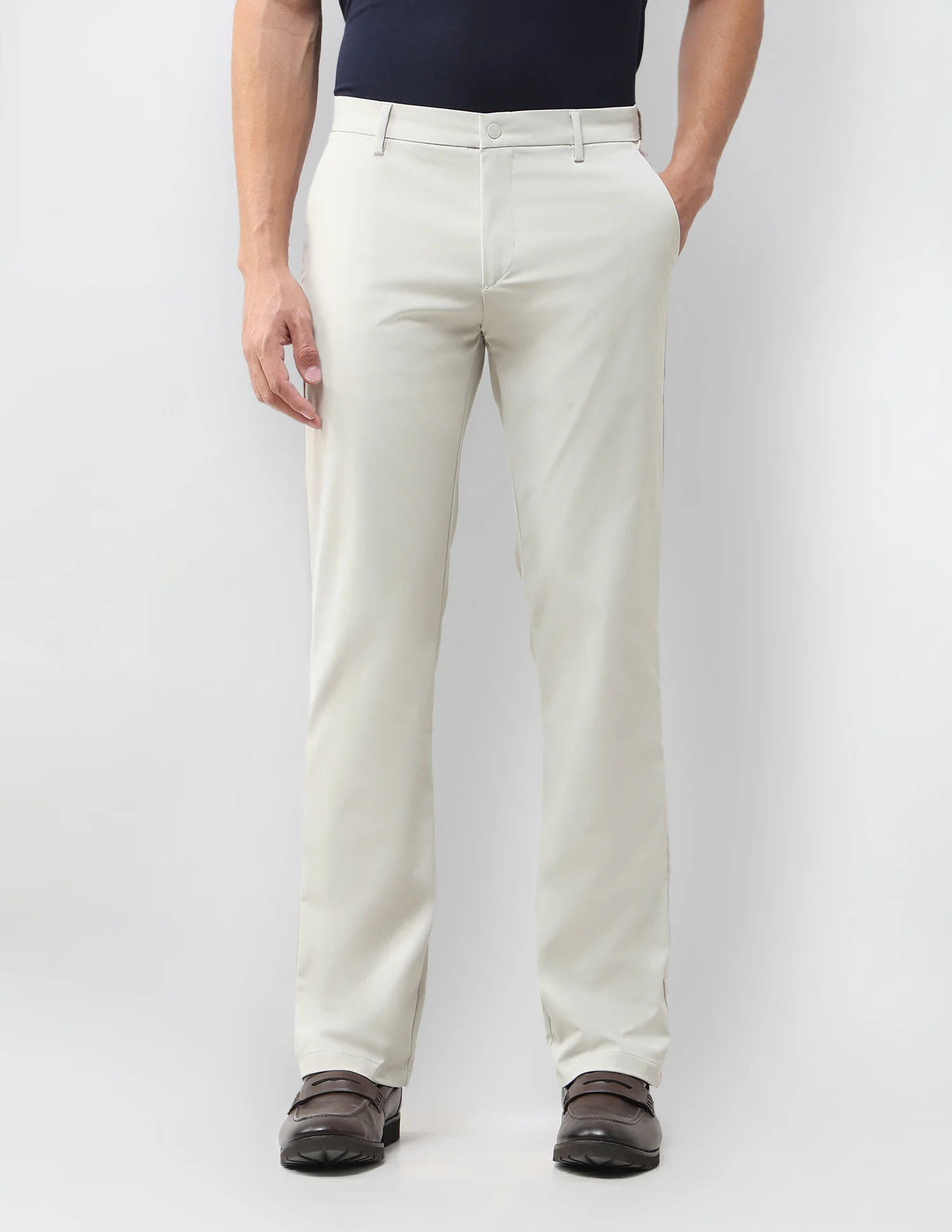 Mid Rise Riley Straight Fit Trousers - Image 6