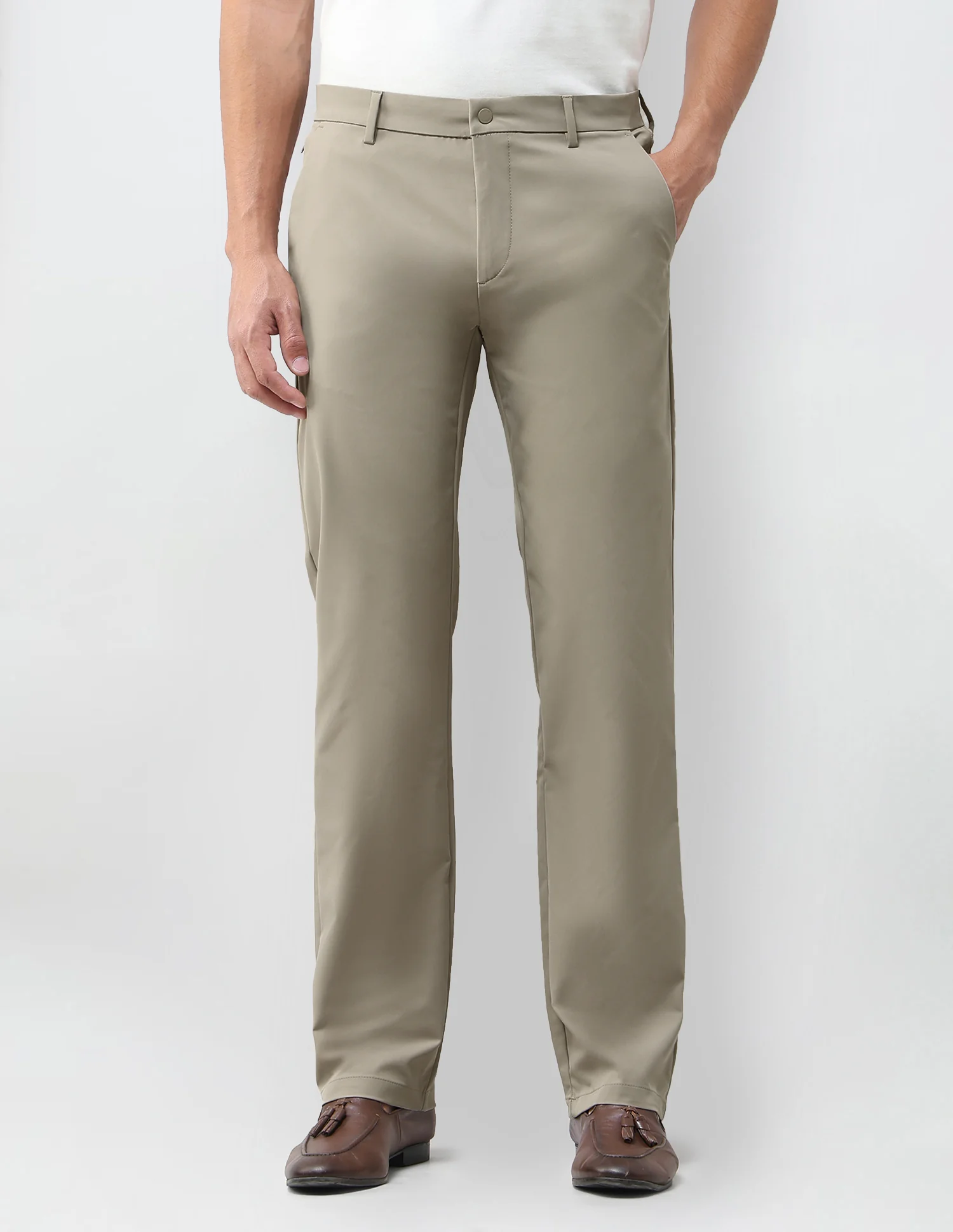 Mid Rise Riley Straight Fit Trousers - Image 6