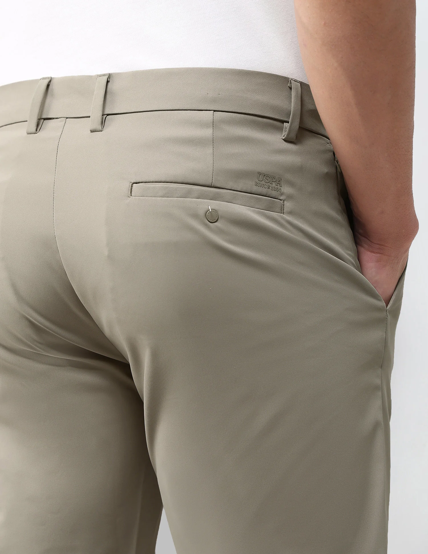 Mid Rise Riley Straight Fit Trousers - Image 8