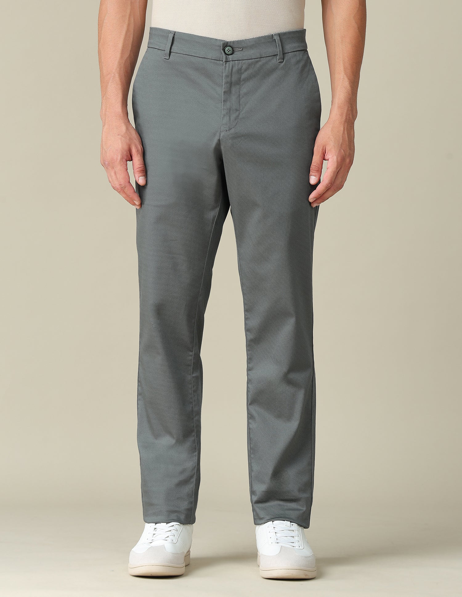 Mid Rise Riley Straight Fit Trousers - Image 6