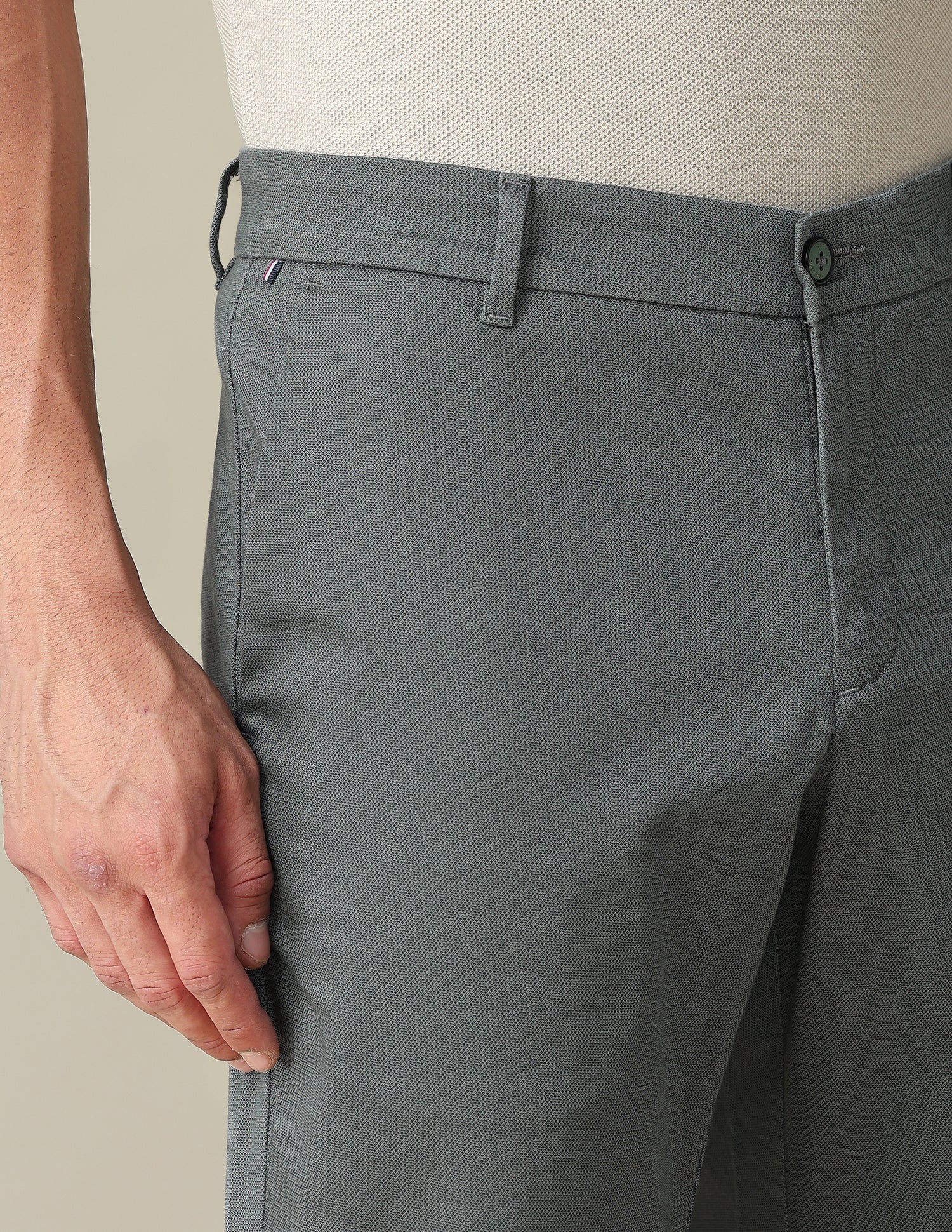 Mid Rise Riley Straight Fit Trousers - Image 7