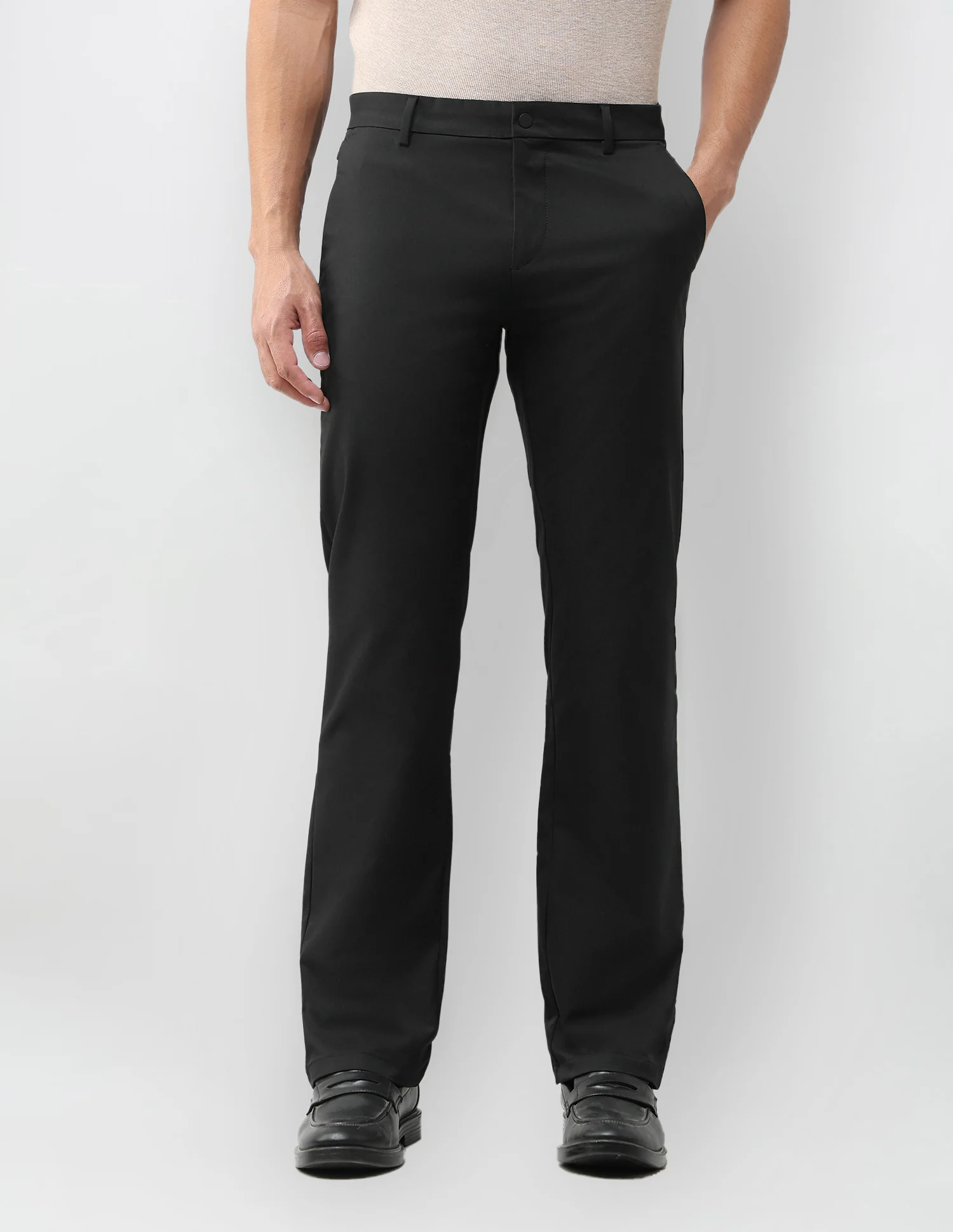 Mid Rise Riley Straight Fit Trousers - Image 6