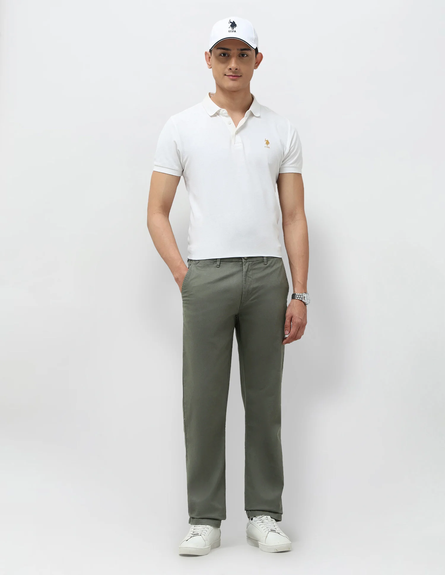 Mid Rise Satin Trousers - Image 3