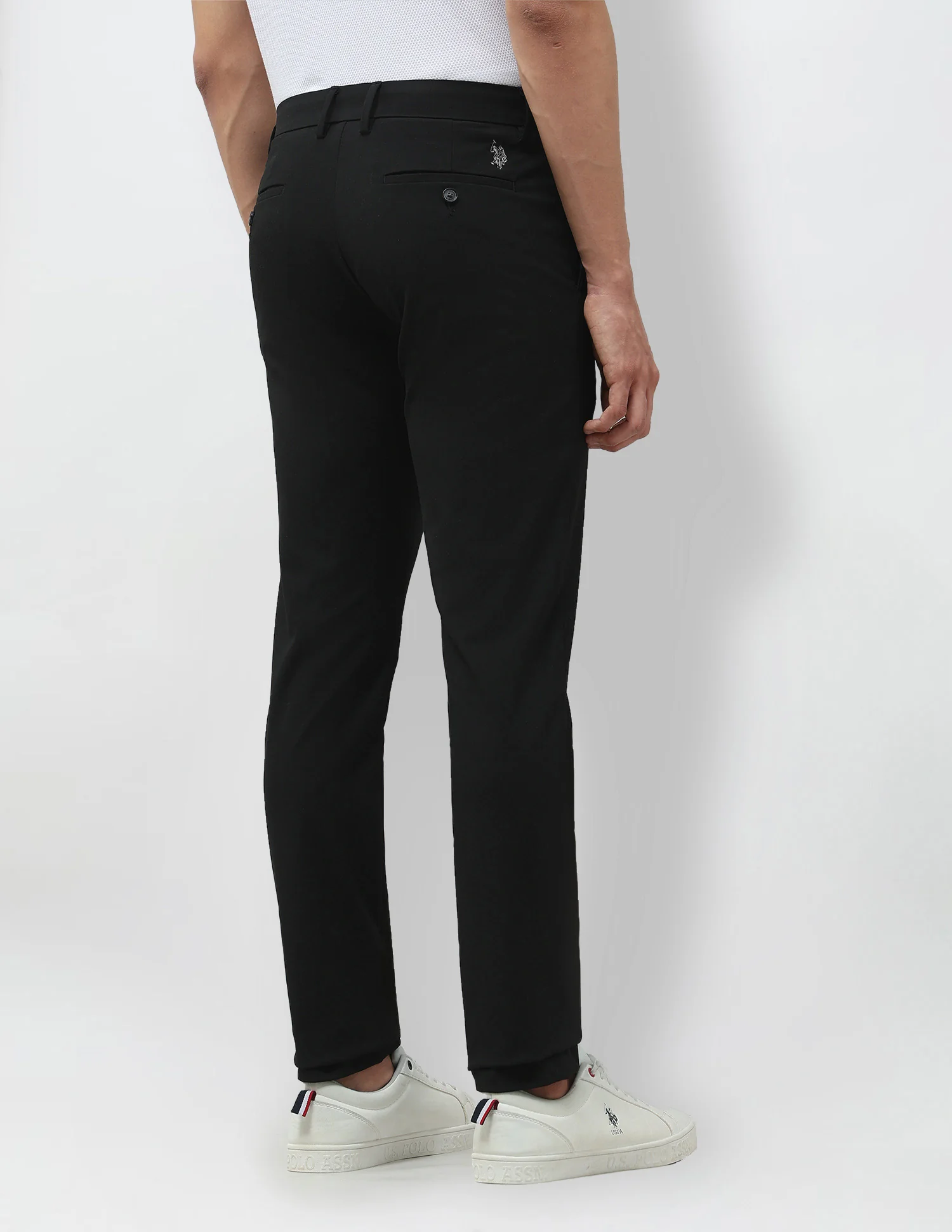 Mid Rise Satin Trousers - Image 5
