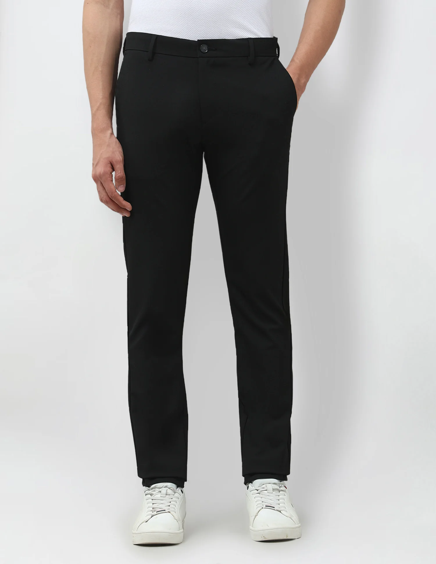 Mid Rise Satin Trousers - Image 6