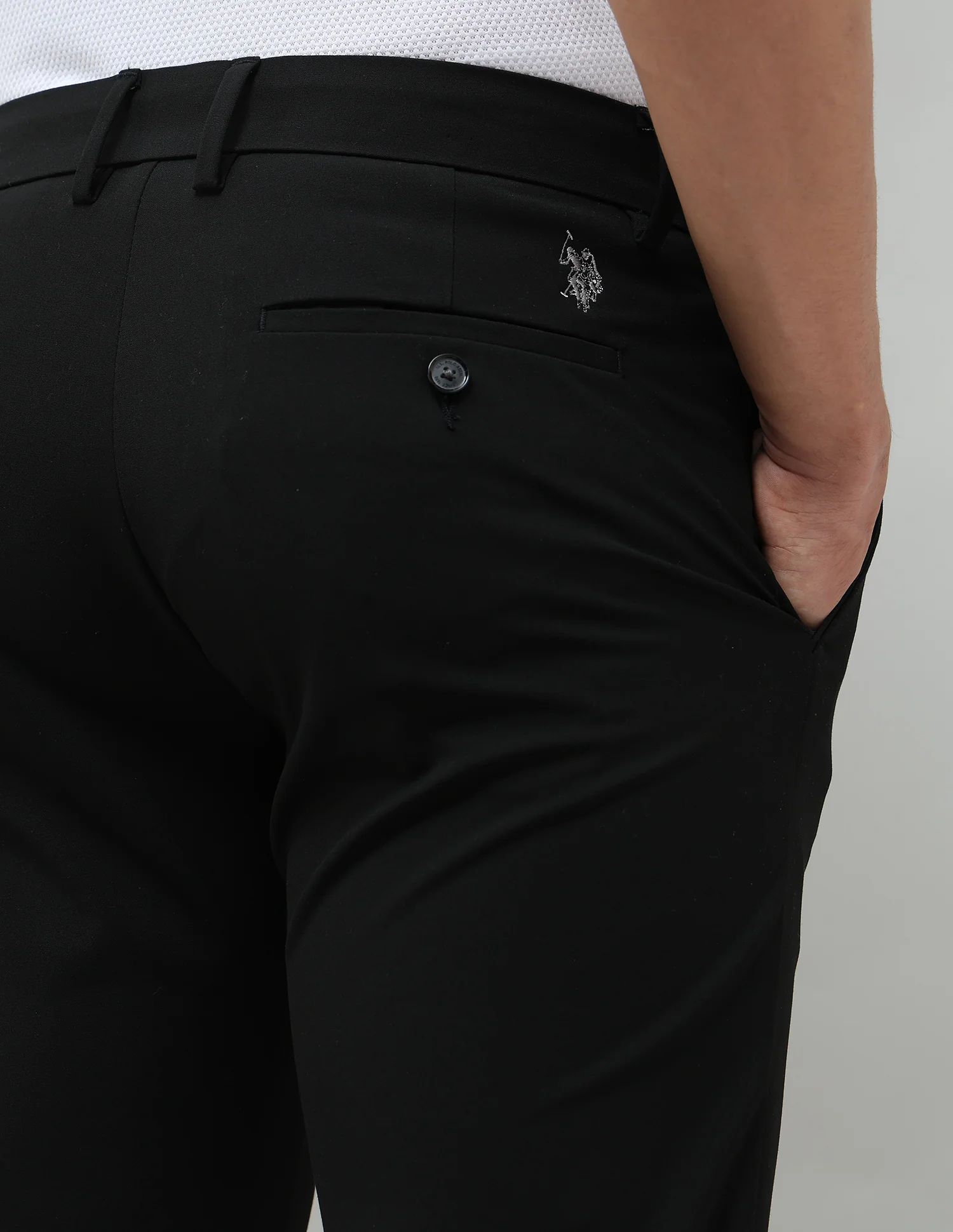 Mid Rise Satin Trousers - Image 8