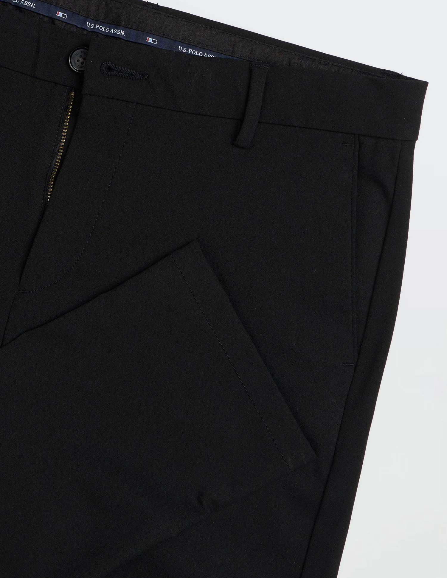 Mid Rise Satin Trousers - Image 9