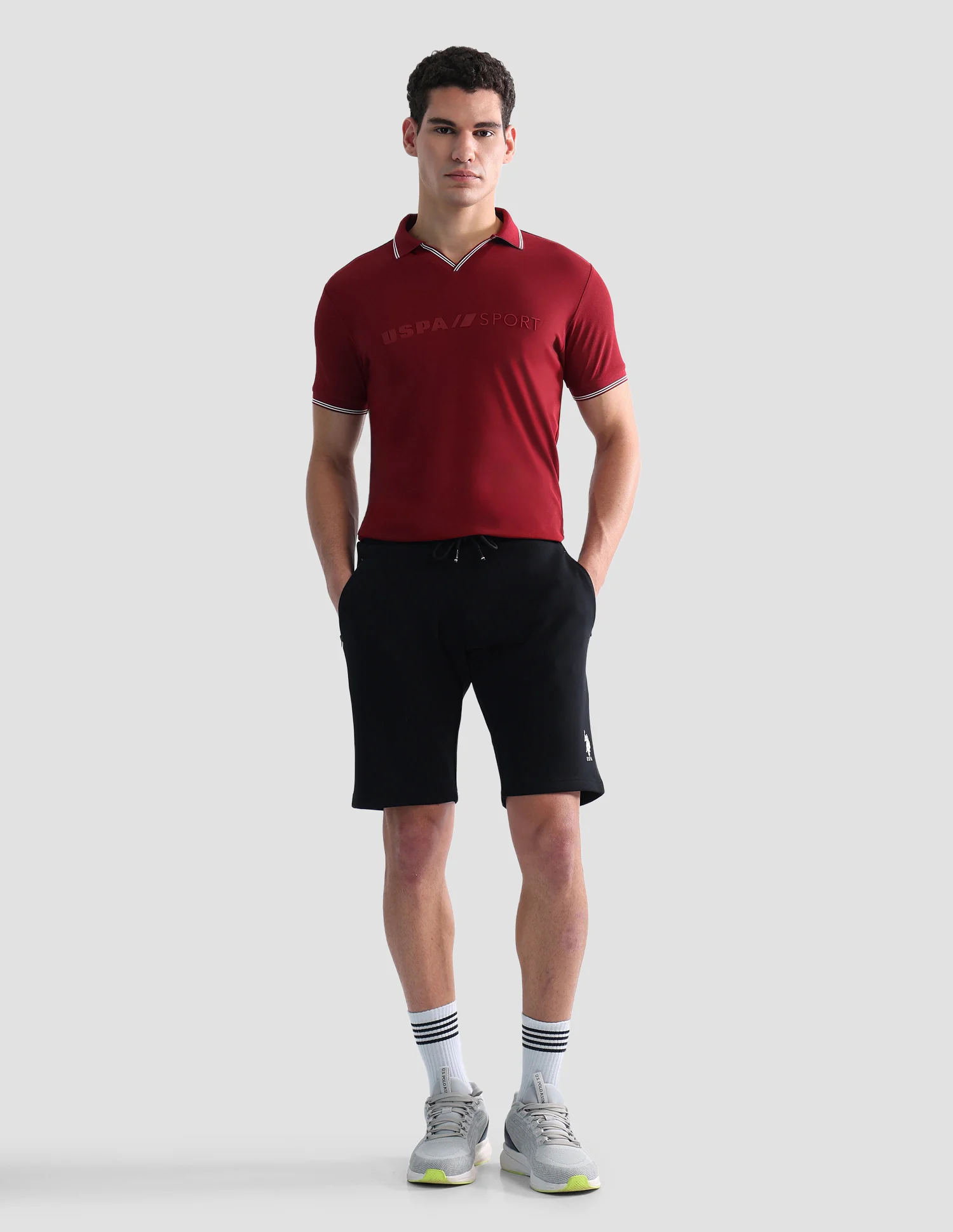 Mid Rise Slim Fit Active Shorts - Image 3