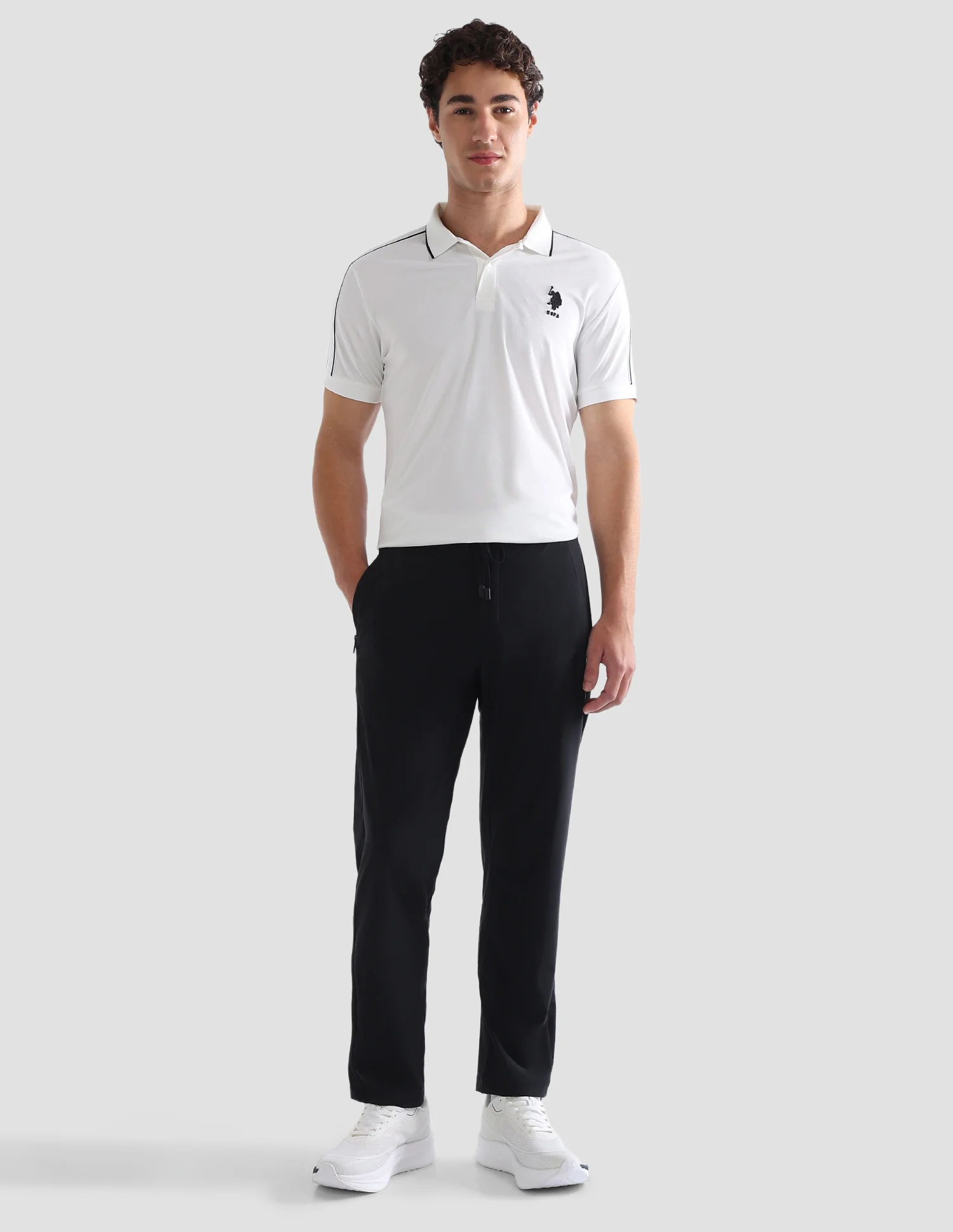Mid Rise Slim Fit Active Track Pants - Image 3