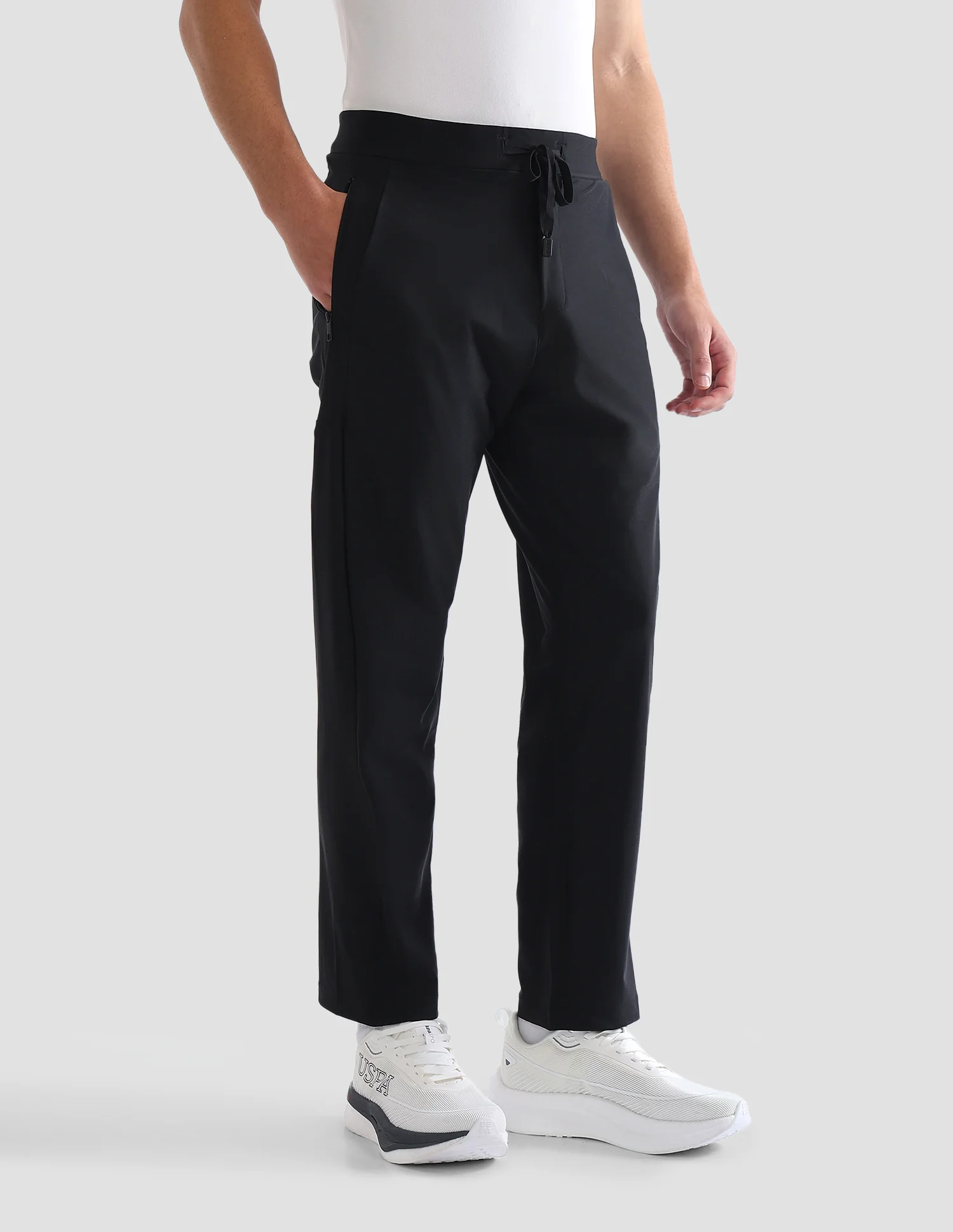Mid Rise Slim Fit Active Track Pants - Image 4