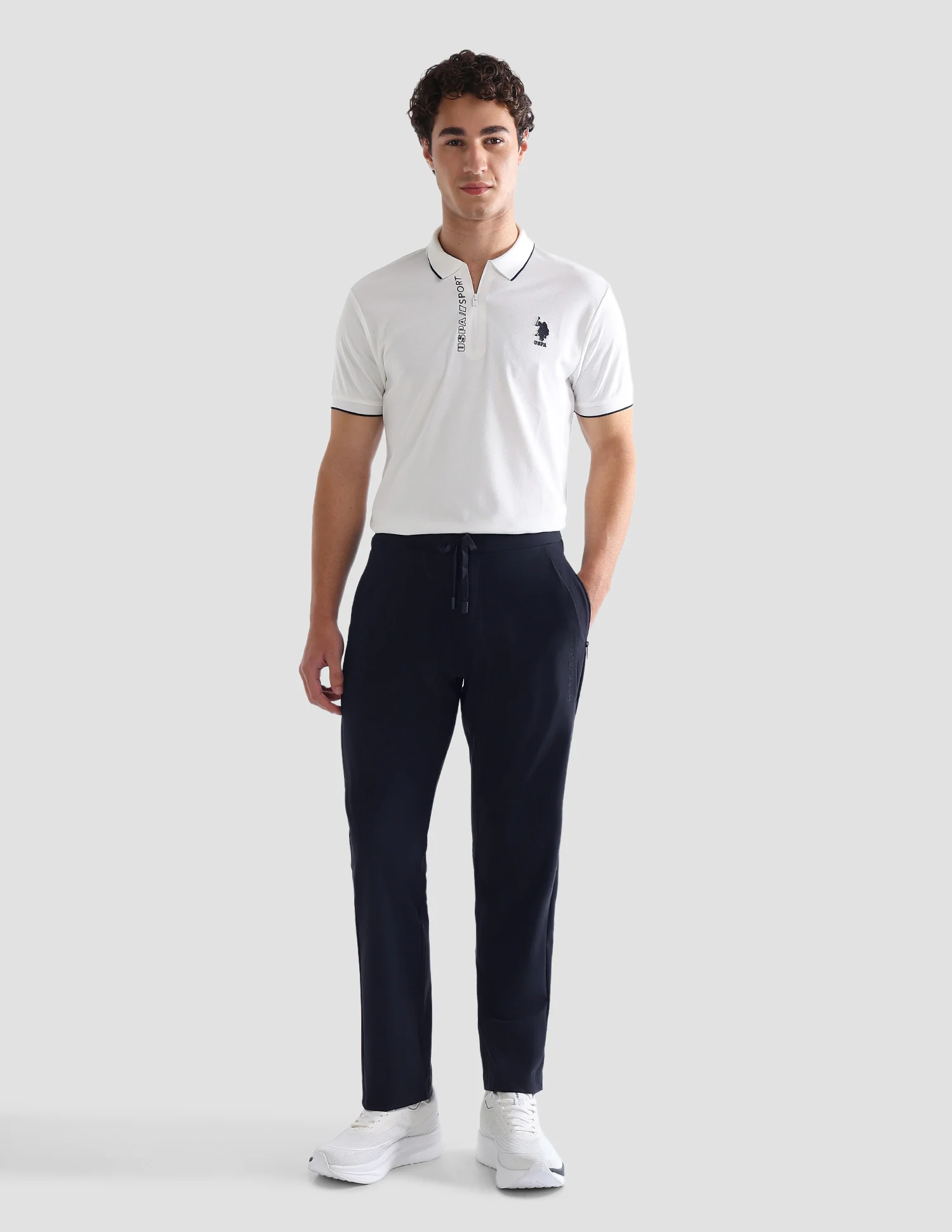 Mid Rise Slim Fit Active Track Pants - Image 3