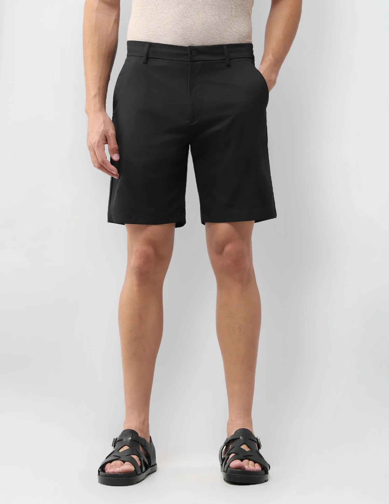 Mid Rise Slim Fit Shorts - Image 6