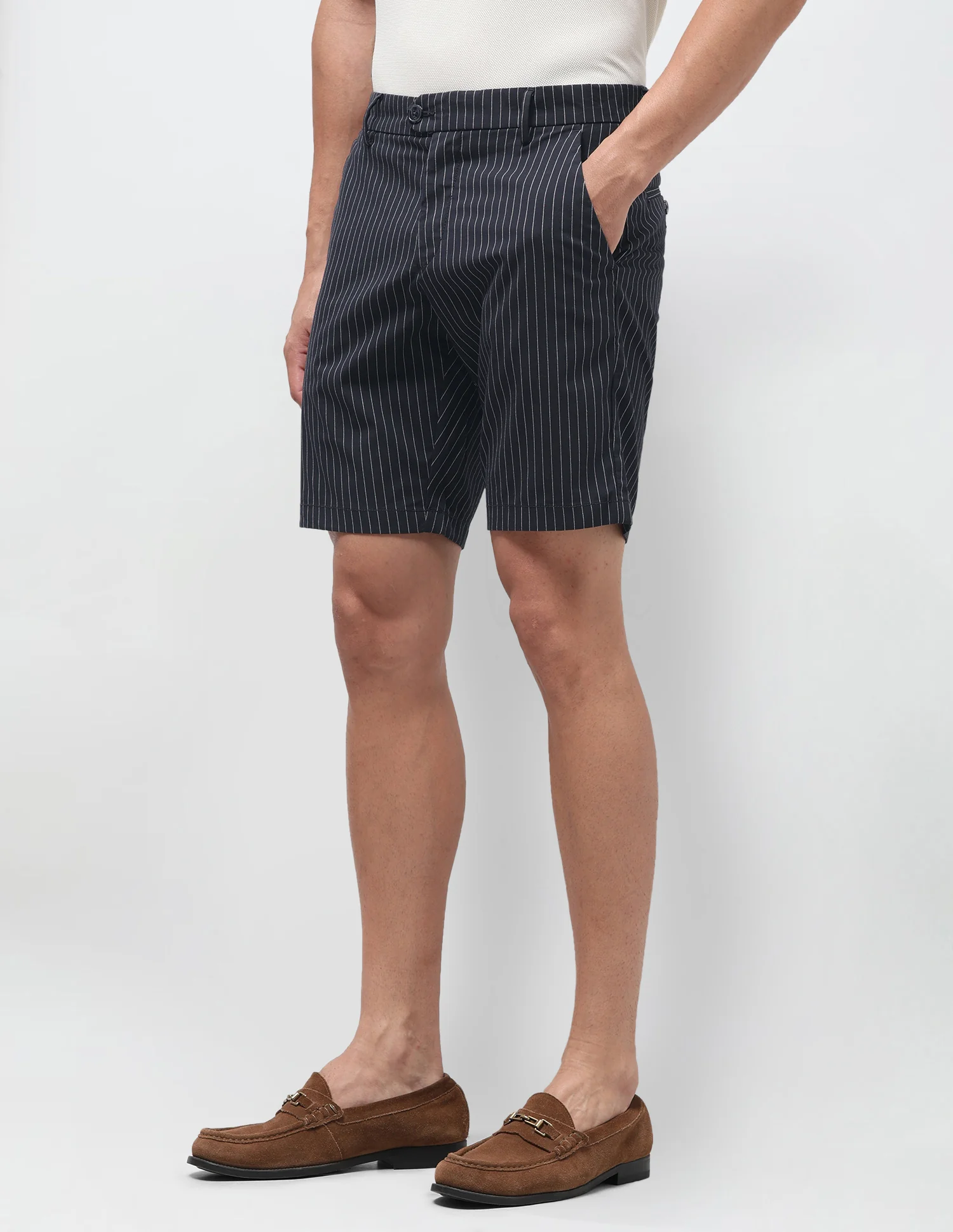 Mid Rise Slim Fit Shorts - Image 4