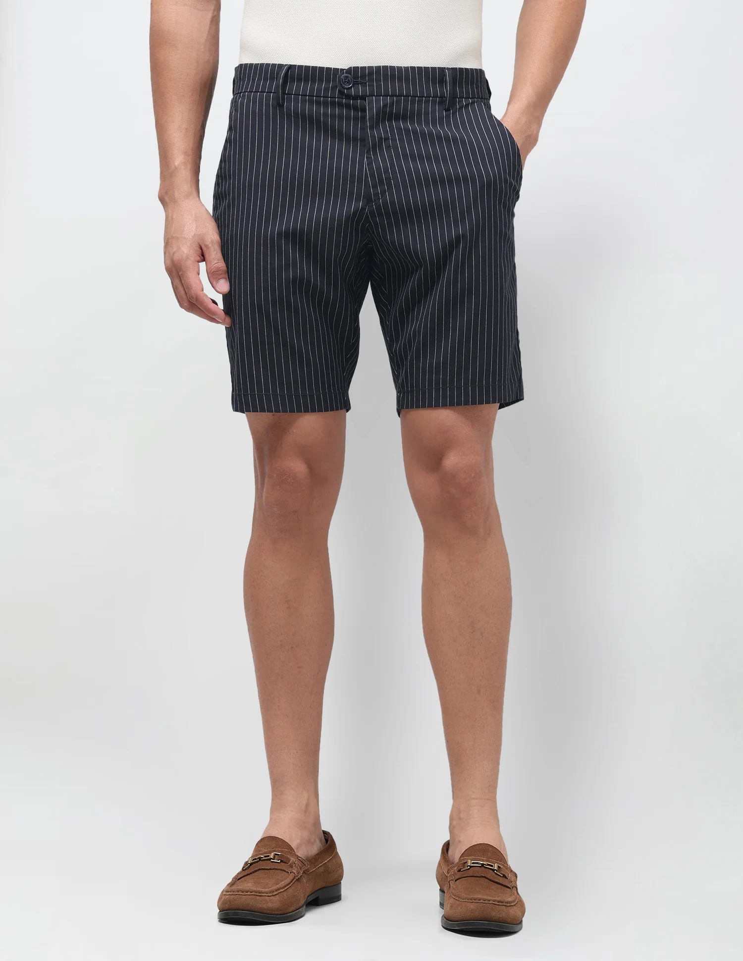 Mid Rise Slim Fit Shorts - Image 6