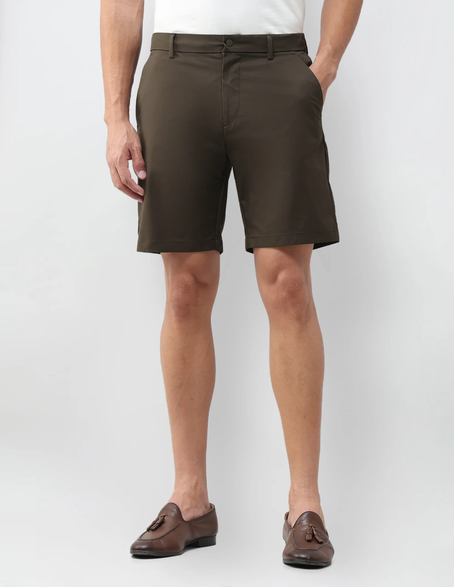 Mid Rise Slim Fit Shorts - Image 6