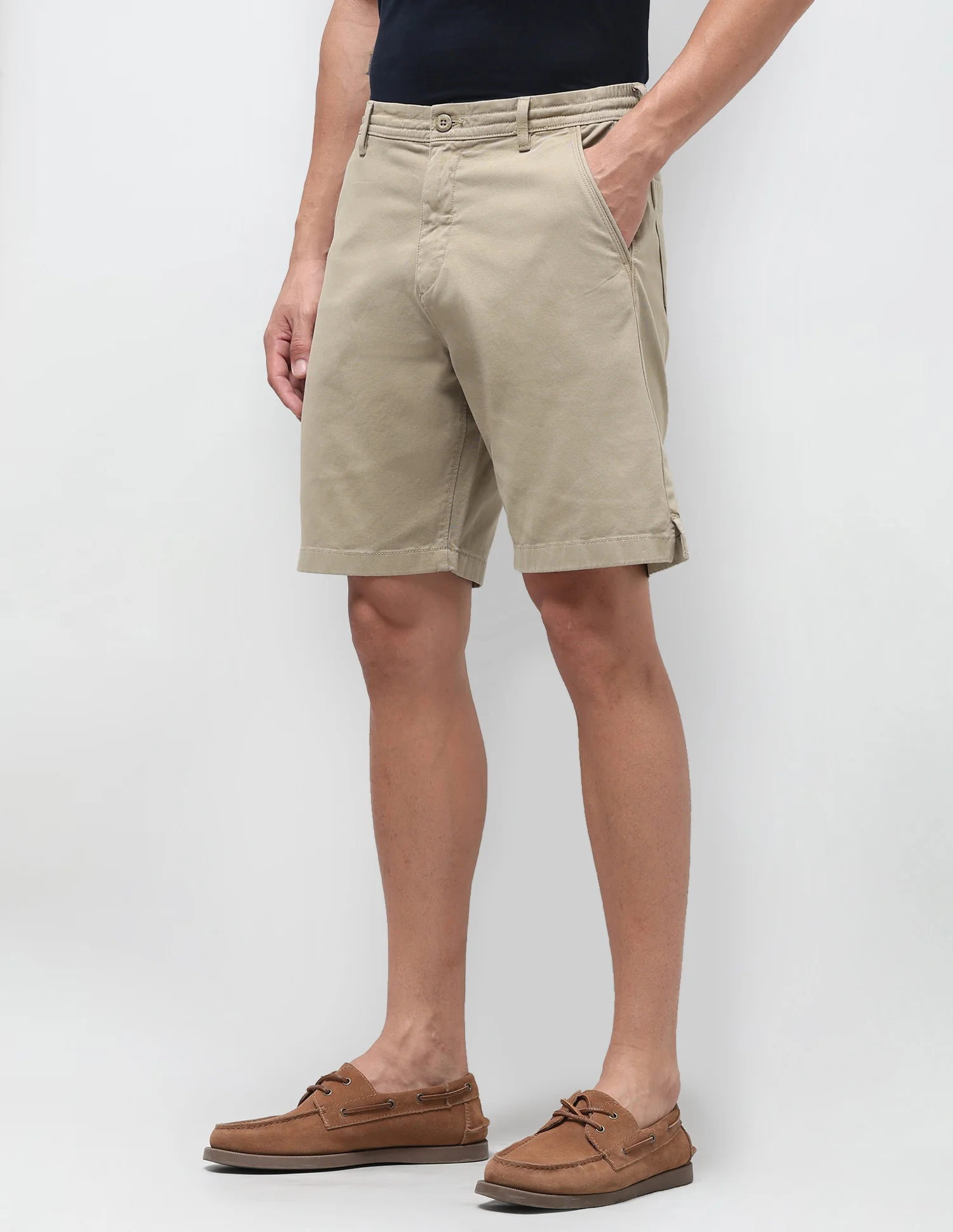 Mid Rise Slim Fit Shorts - Image 4