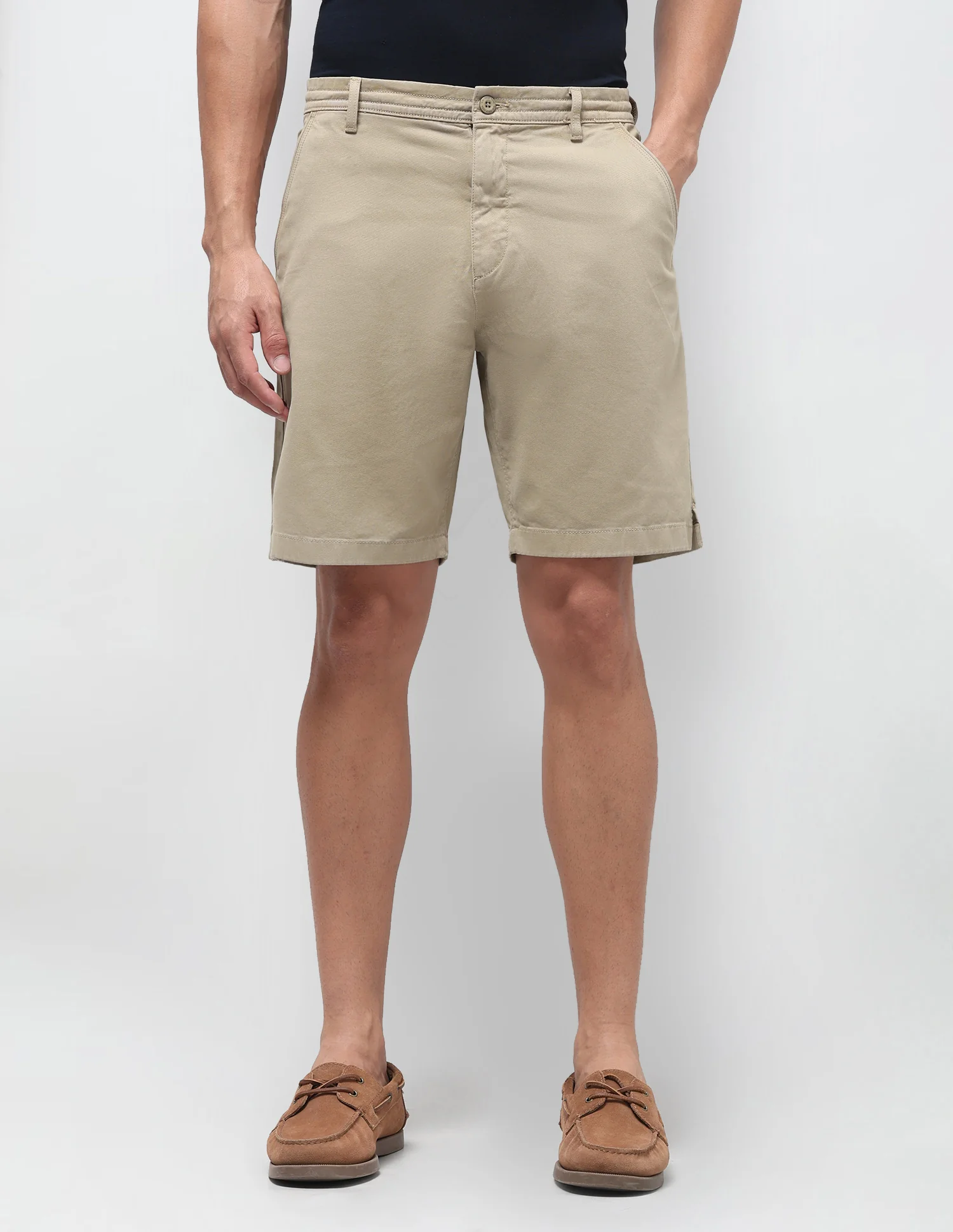 Mid Rise Slim Fit Shorts - Image 6
