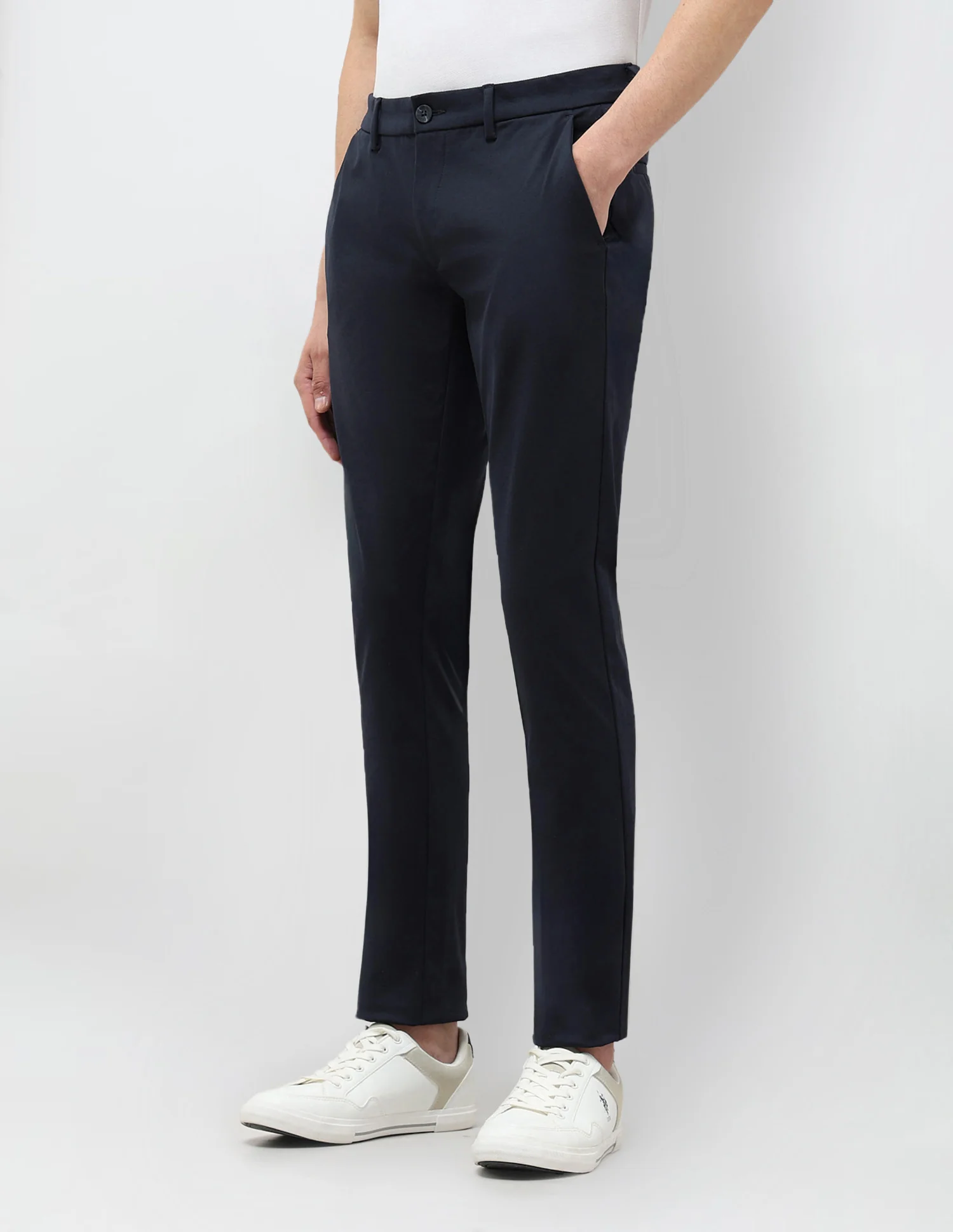 Mid Rise Slim Fit Trousers - Image 4