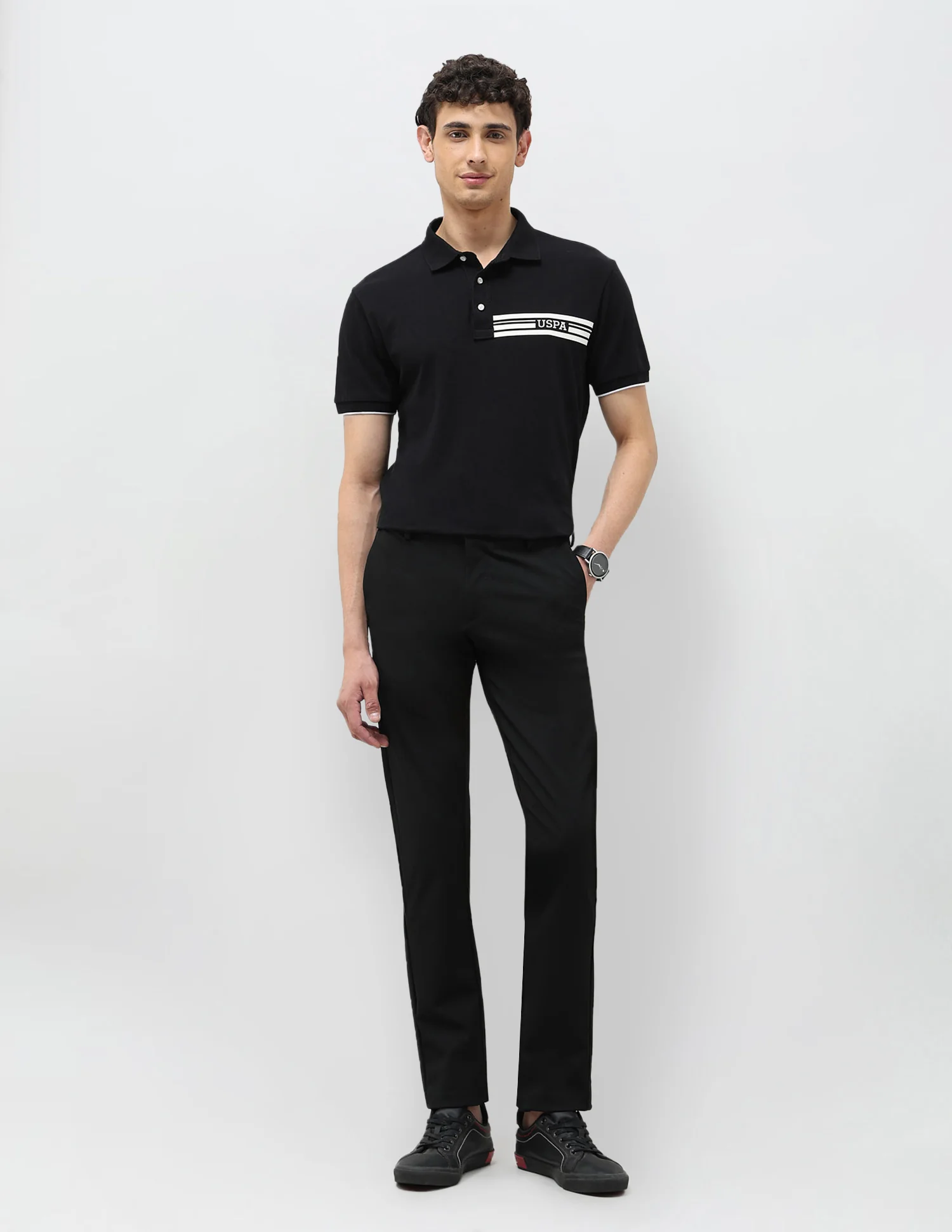 Mid Rise Slim Fit Trousers - Image 3