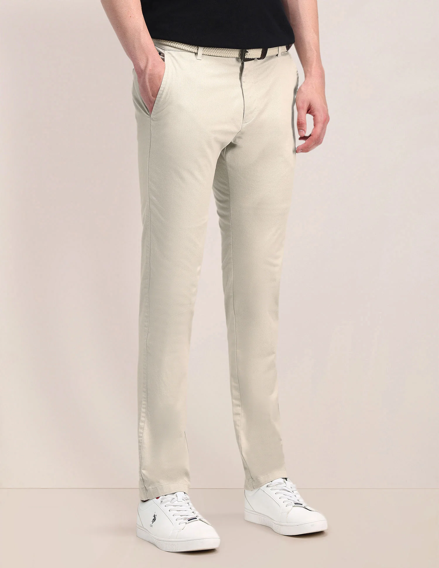 Mid Rise Slim Fit Trousers - Image 4