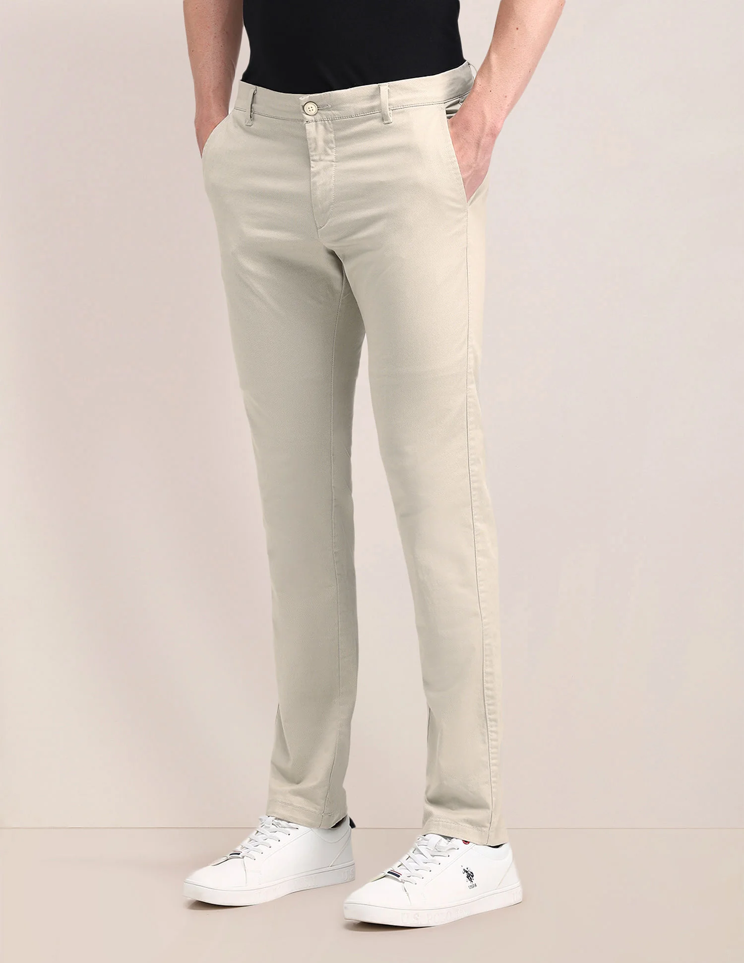 Mid Rise Slim Fit Trousers - Image 5
