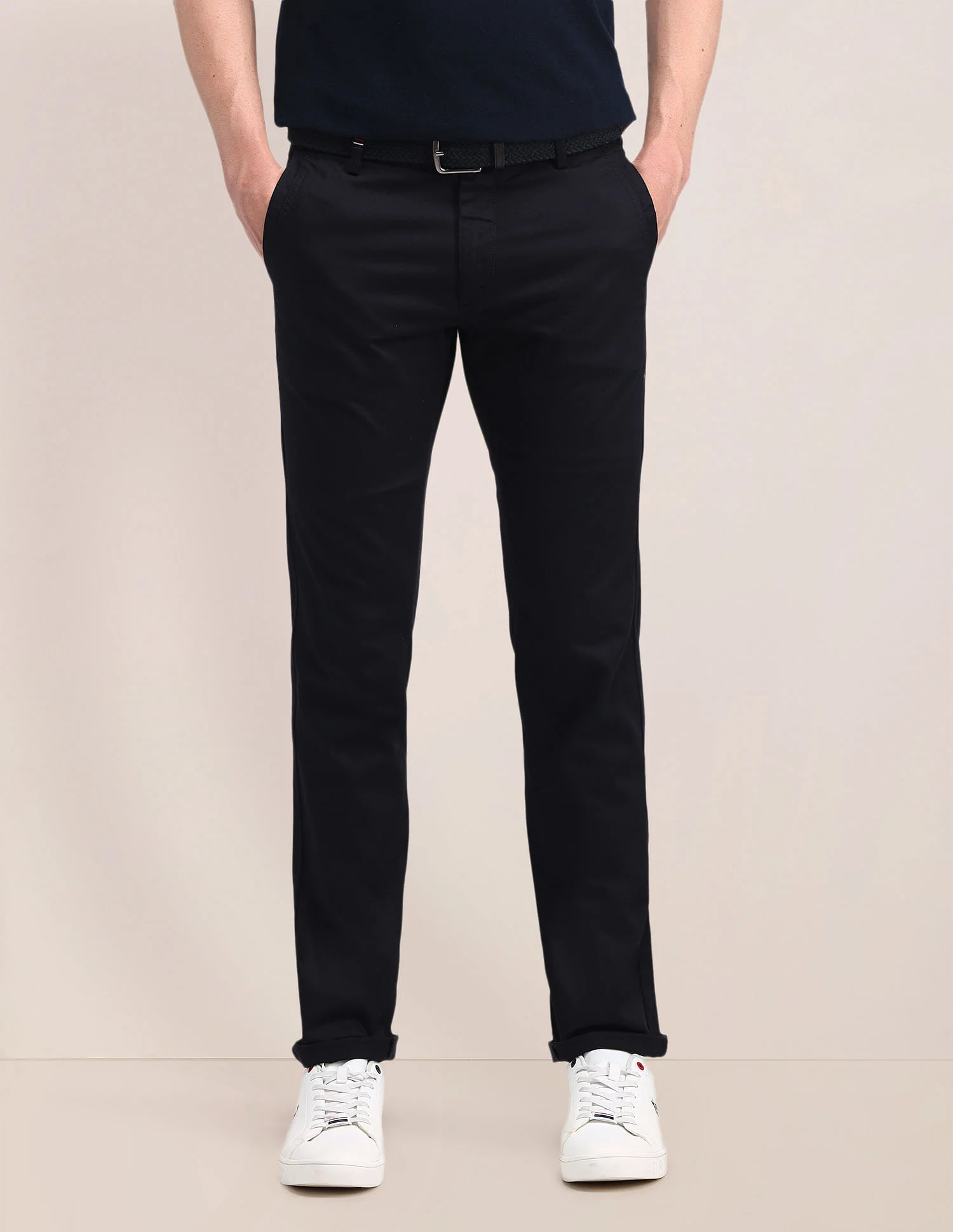 Mid Rise Slim Fit Trousers