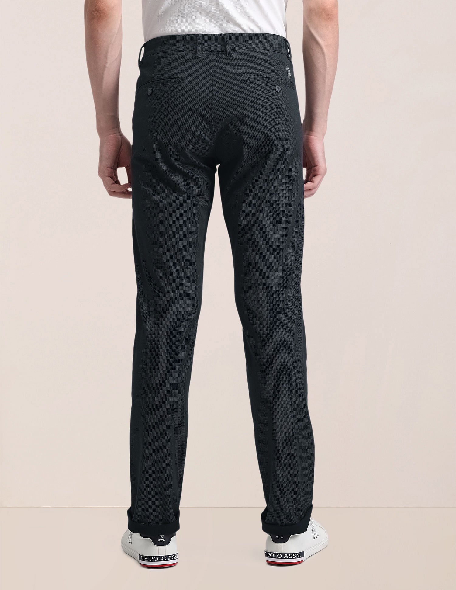 Mid Rise Slim Fit Trousers - Image 5