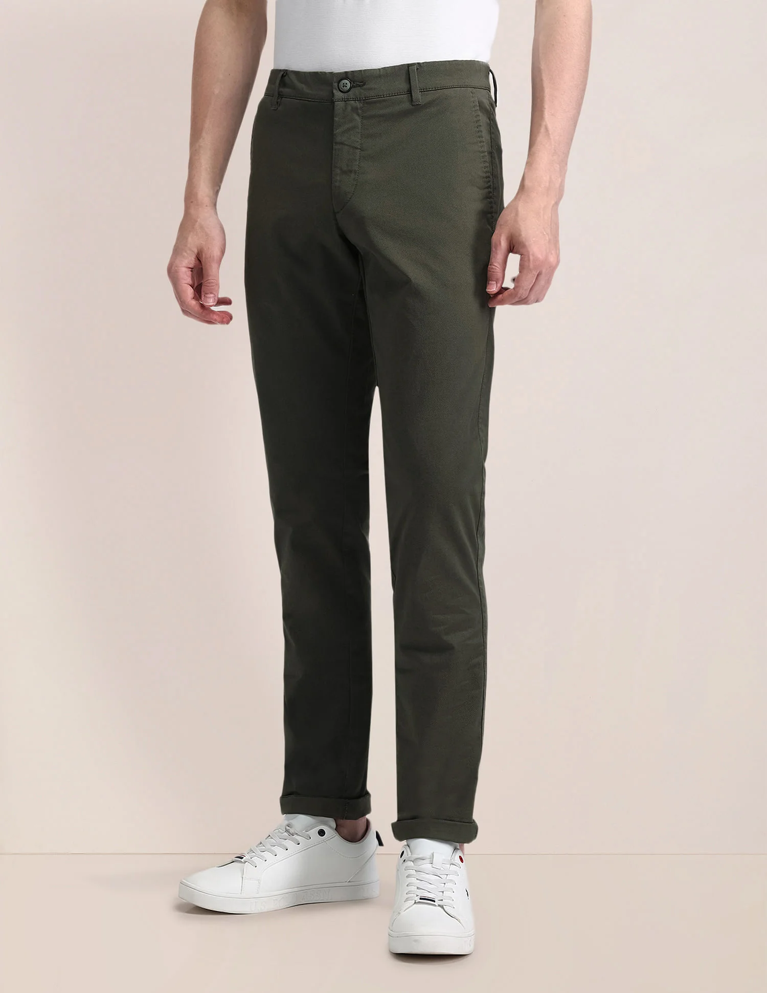Mid Rise Slim Fit Trousers - Image 4