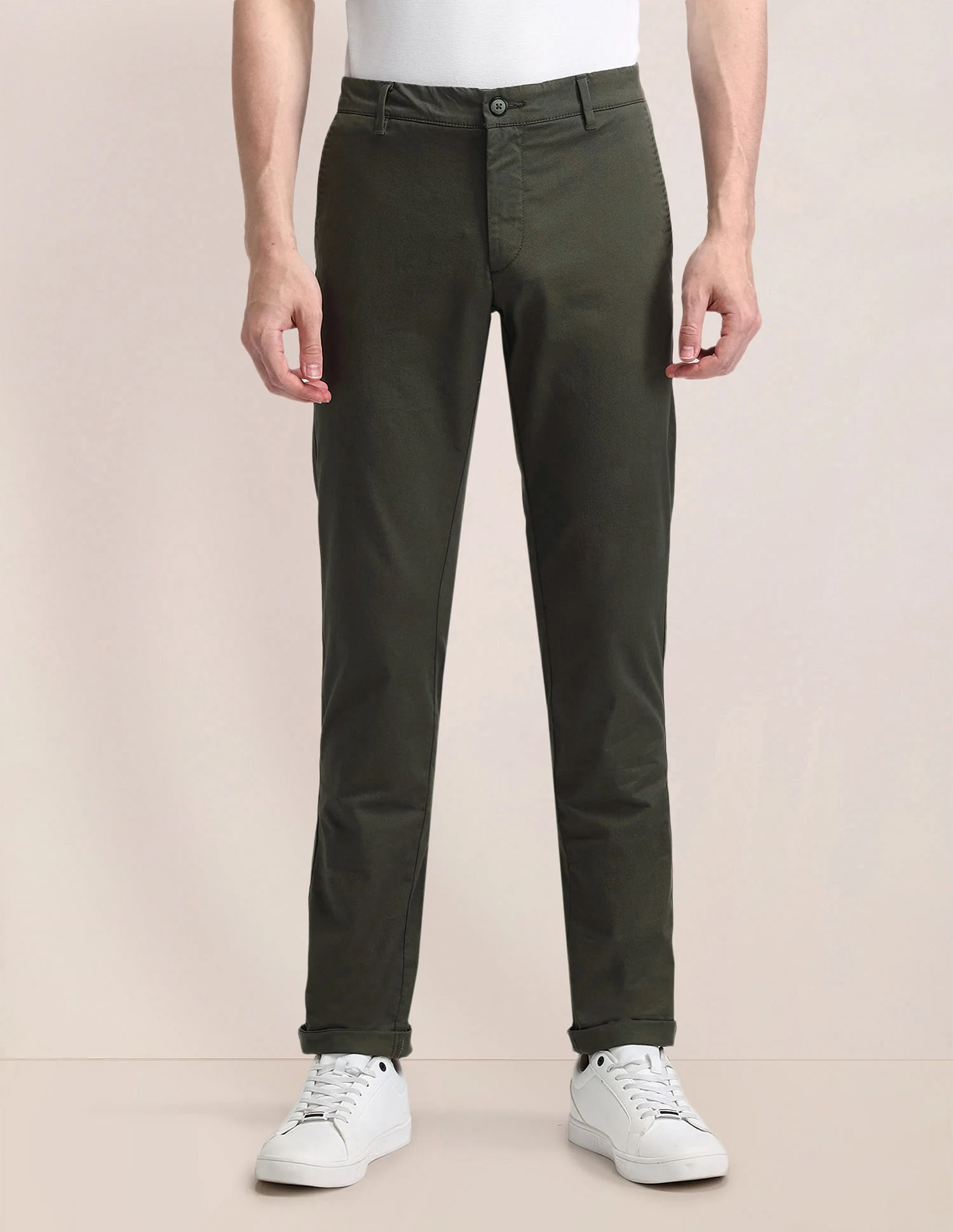 Mid Rise Slim Fit Trousers - Image 6