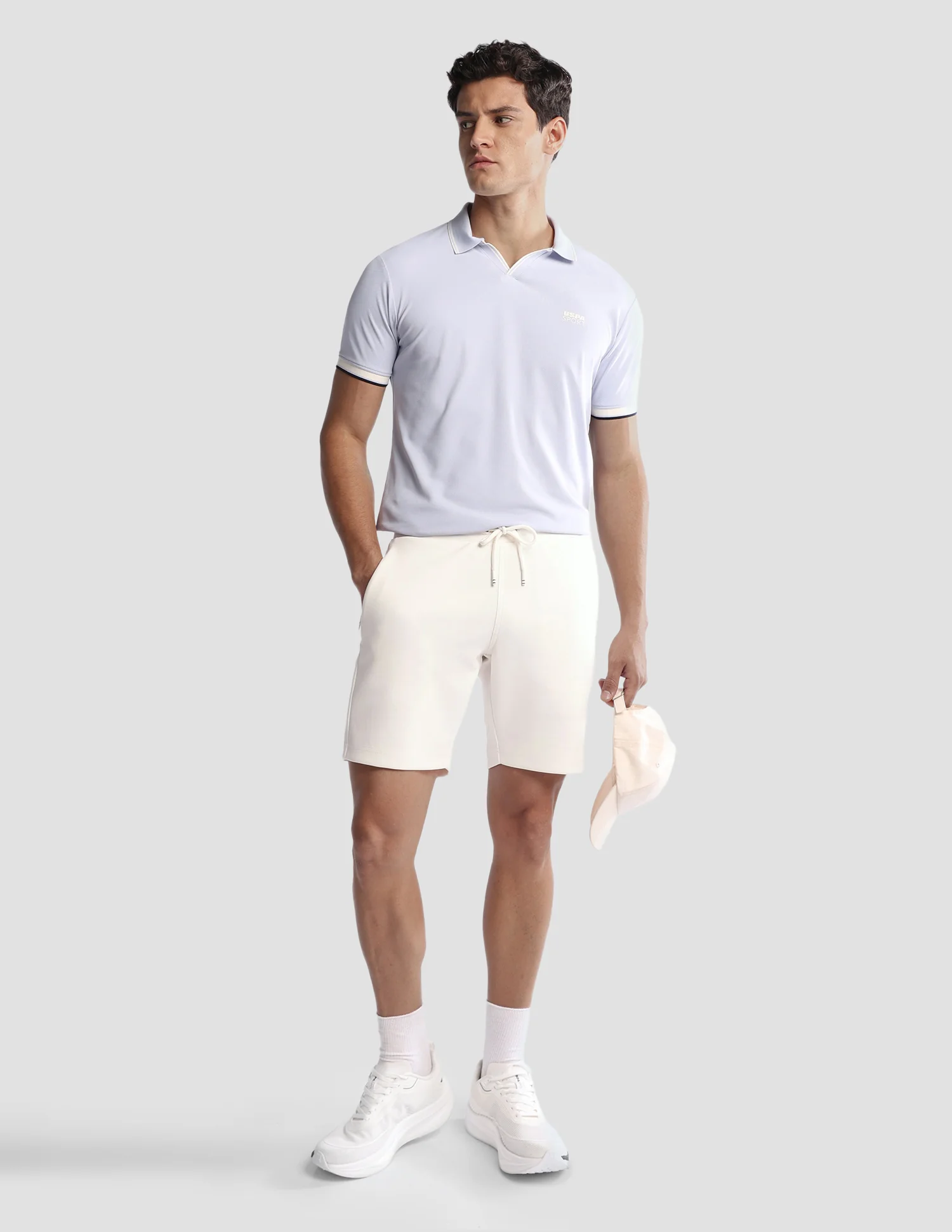 Mid Rise Solid Active Shorts - Image 3