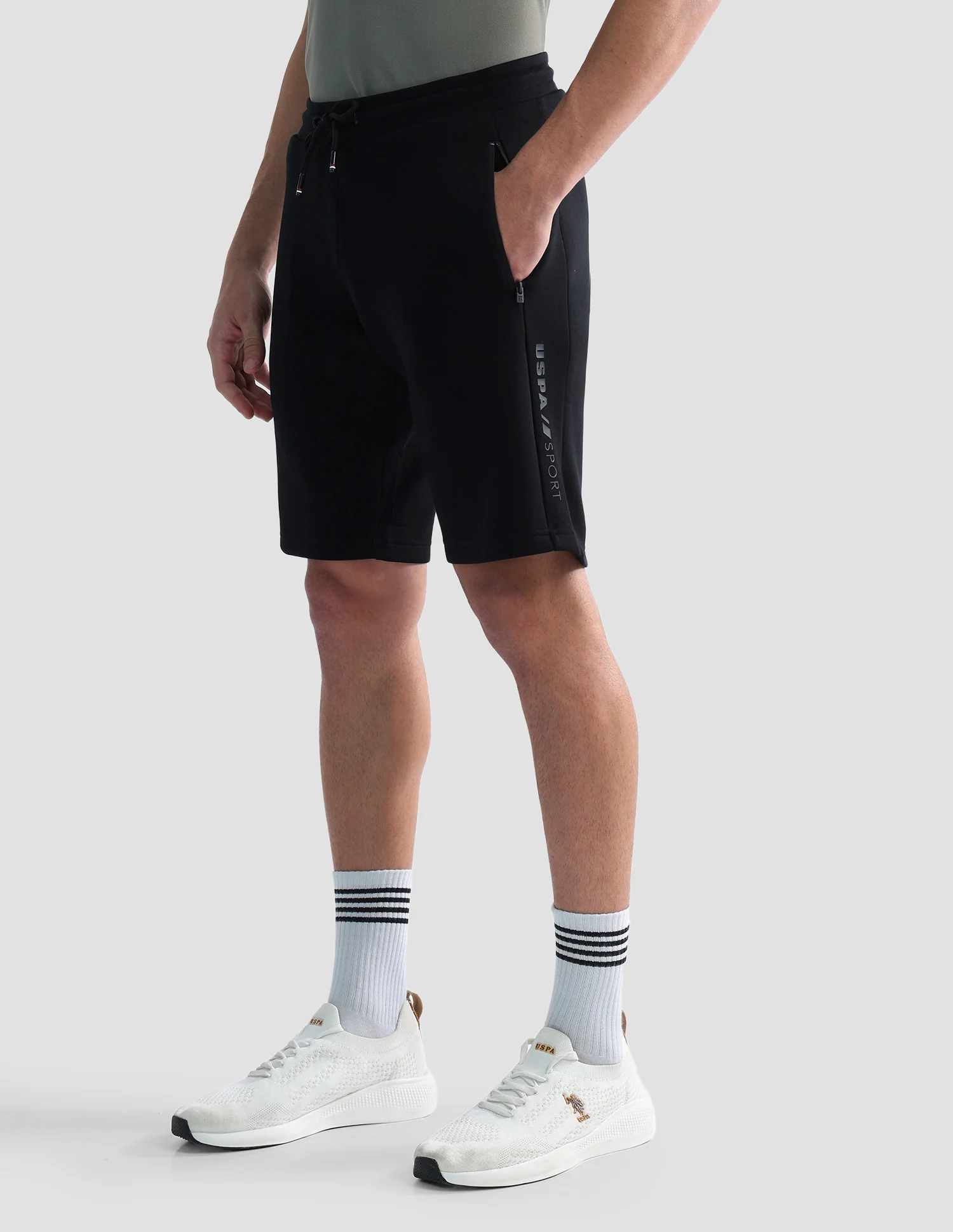 Mid Rise Solid Active Shorts - Image 4