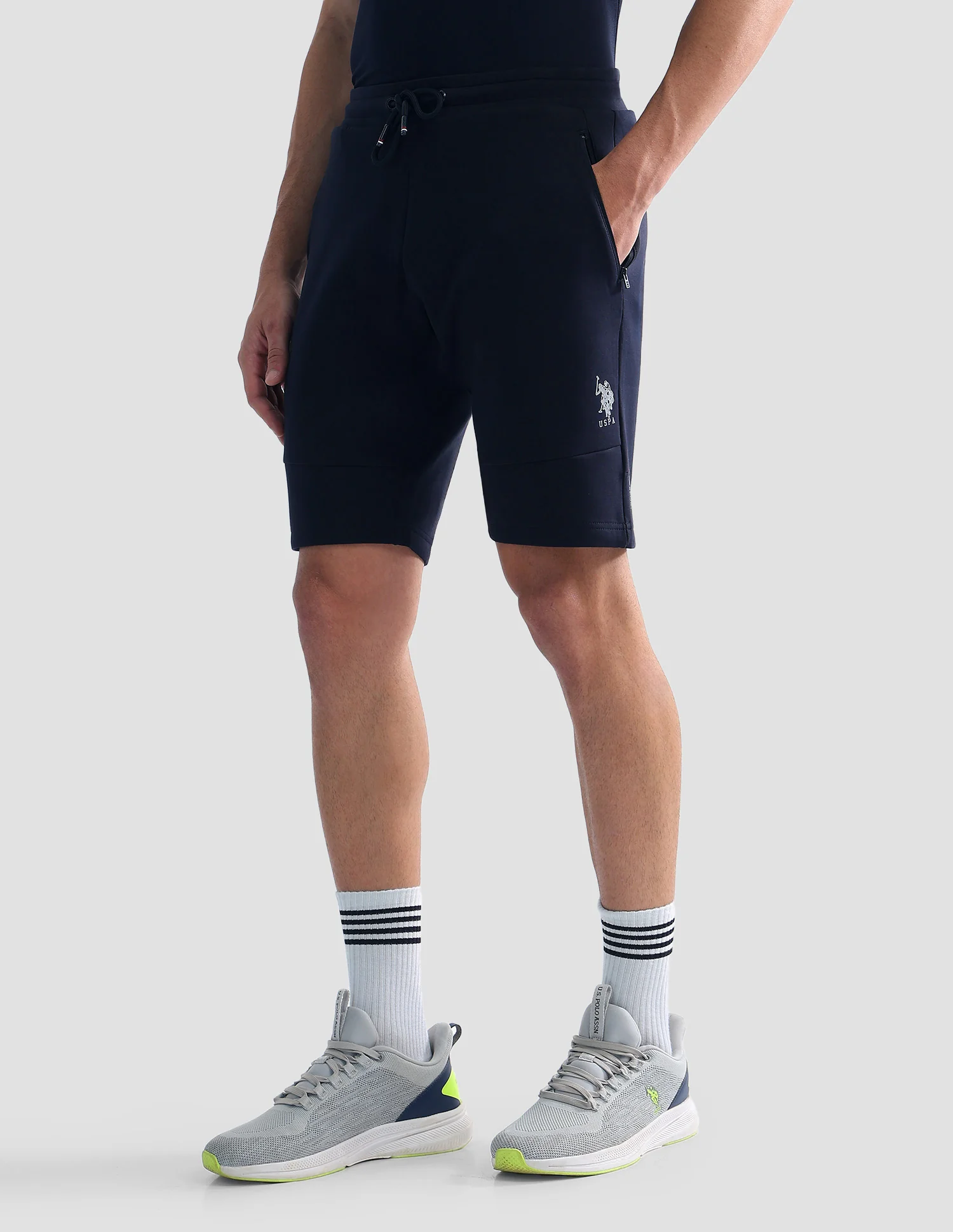 Mid Rise Solid Active Shorts - Image 4