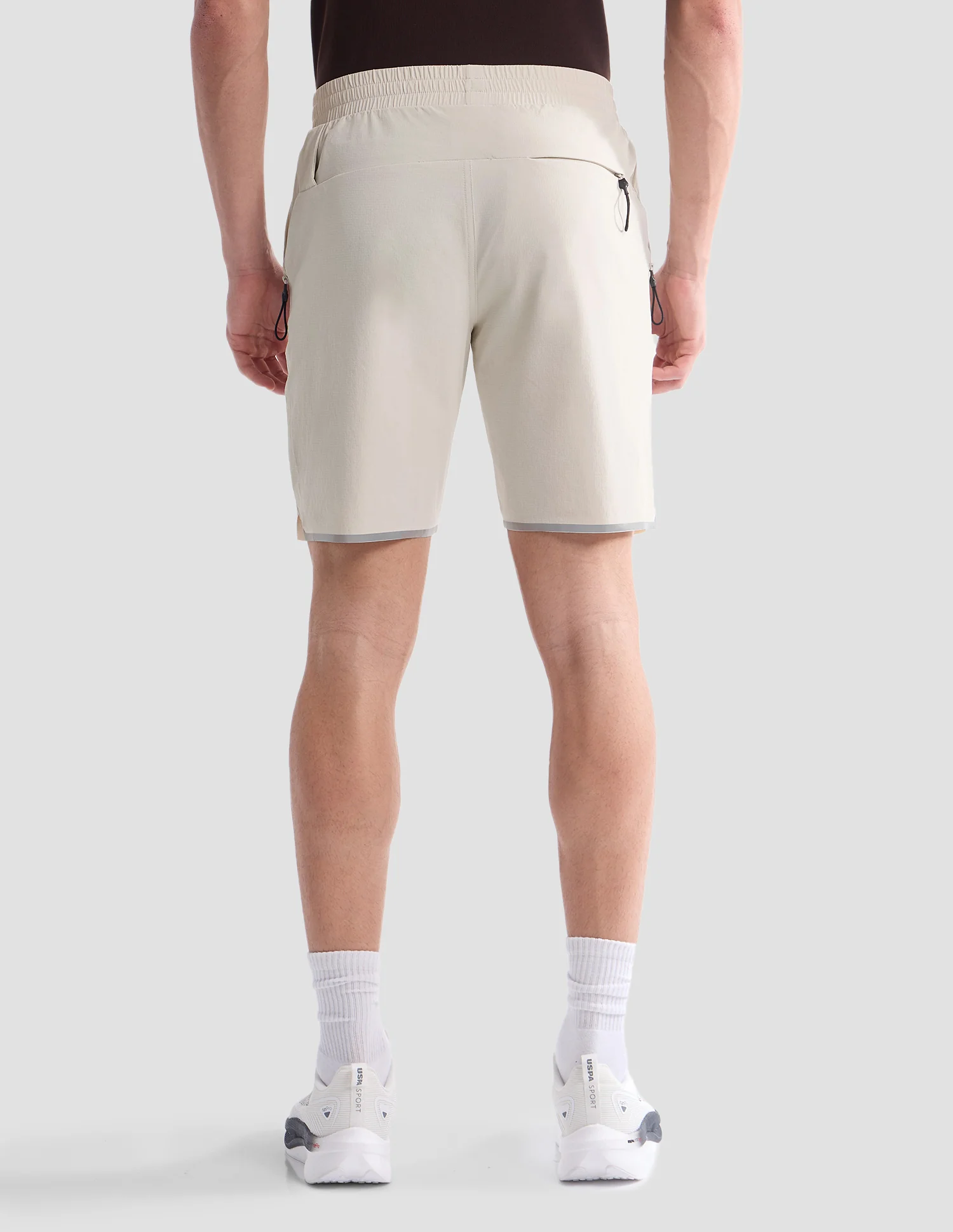Mid Rise Solid Active Shorts - Image 5