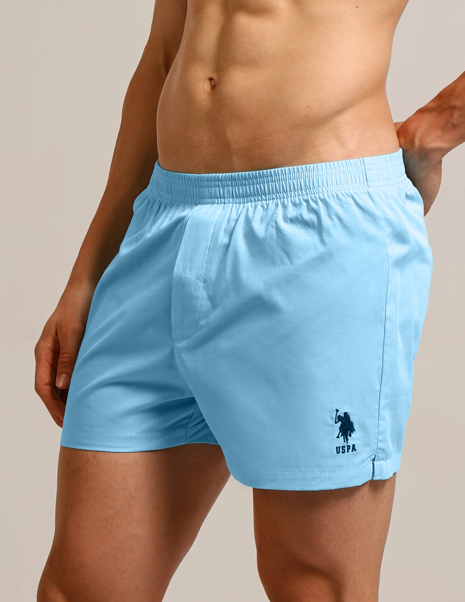 Mid Rise Solid Lounge Shorts - Pack Of 2 - Image 4