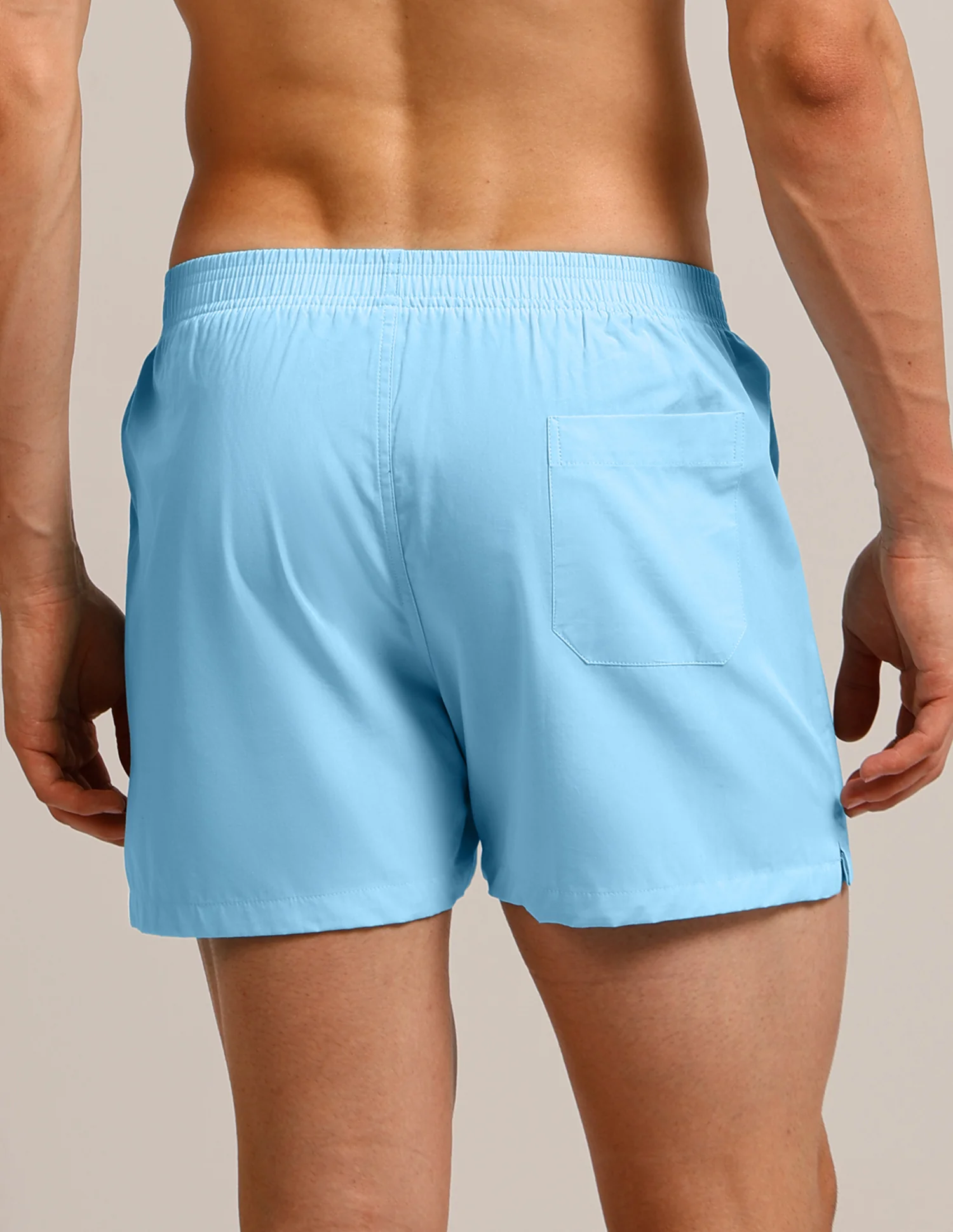 Mid Rise Solid Lounge Shorts - Pack Of 2 - Image 5
