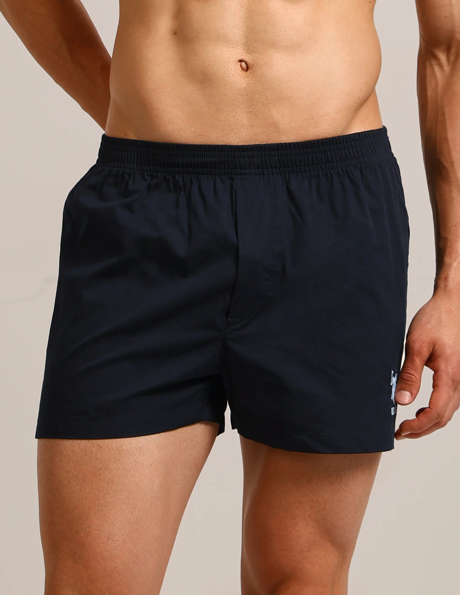Mid Rise Solid Lounge Shorts - Pack Of 2 - Image 7