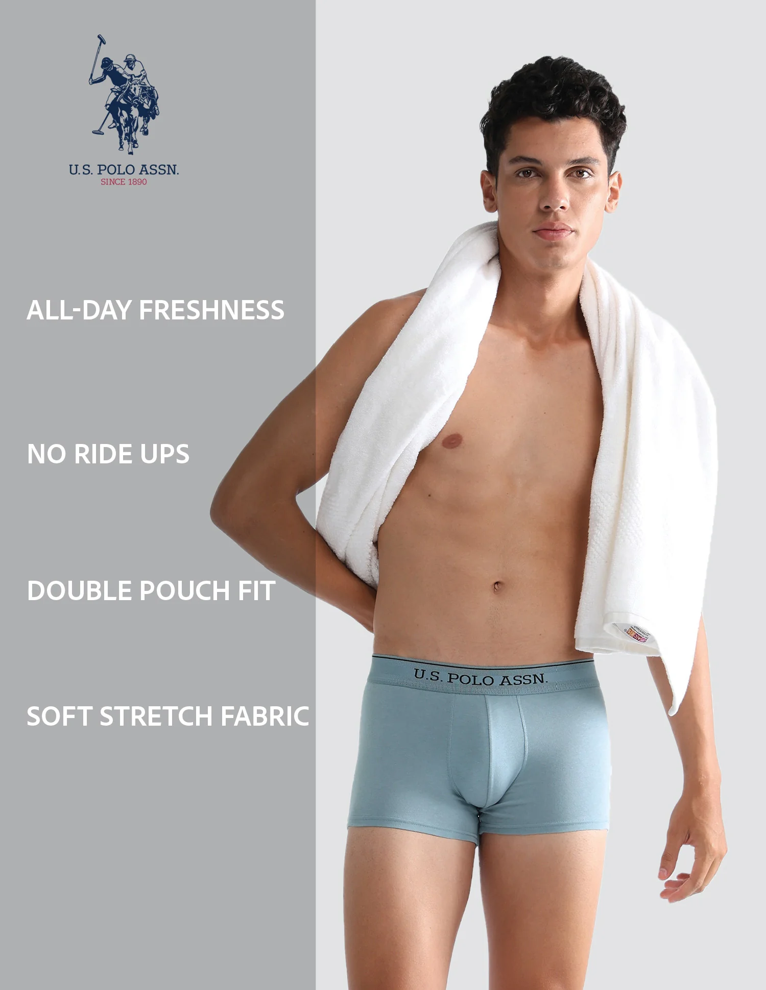 Mid Rise Solid OET15 Trunks - Pack Of 3 - Image 12
