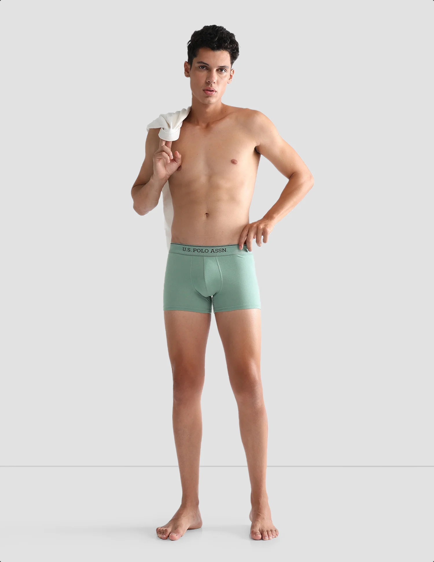 Mid Rise Solid OET15 Trunks - Pack Of 3 - Image 3