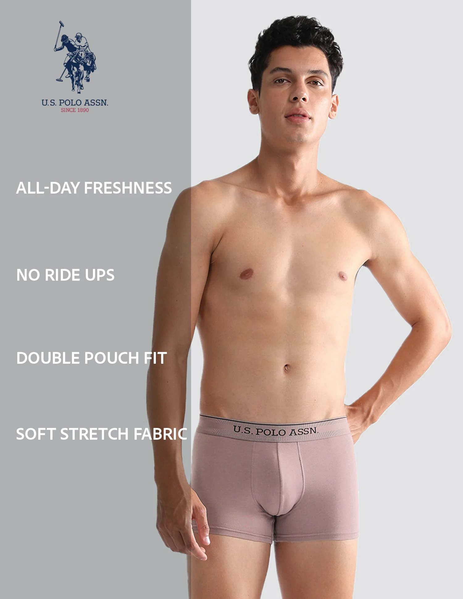 Mid Rise Solid OET15 Trunks - Pack Of 3 - Image 12